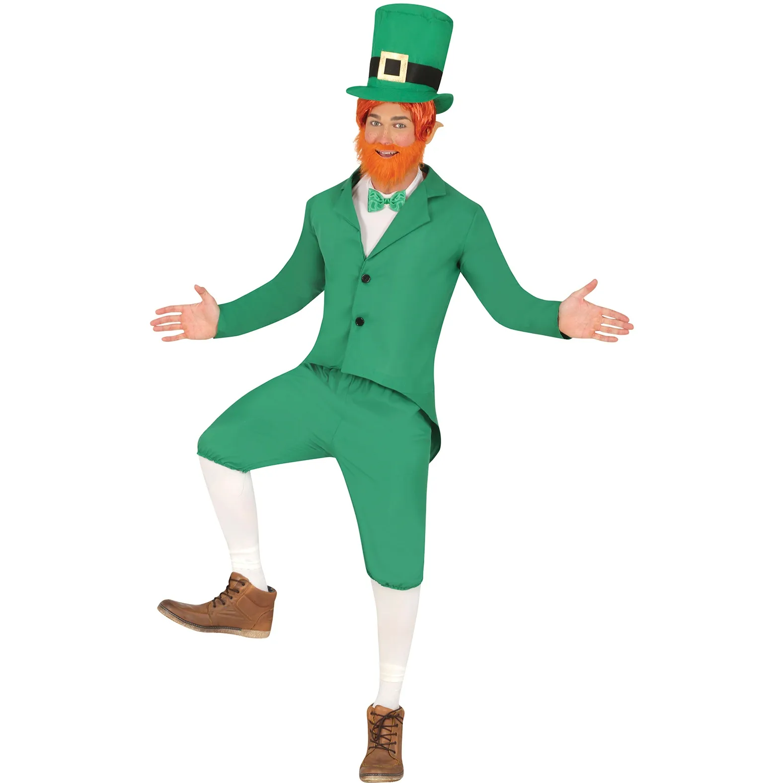 Costume da folletto irlandese verde per uomo