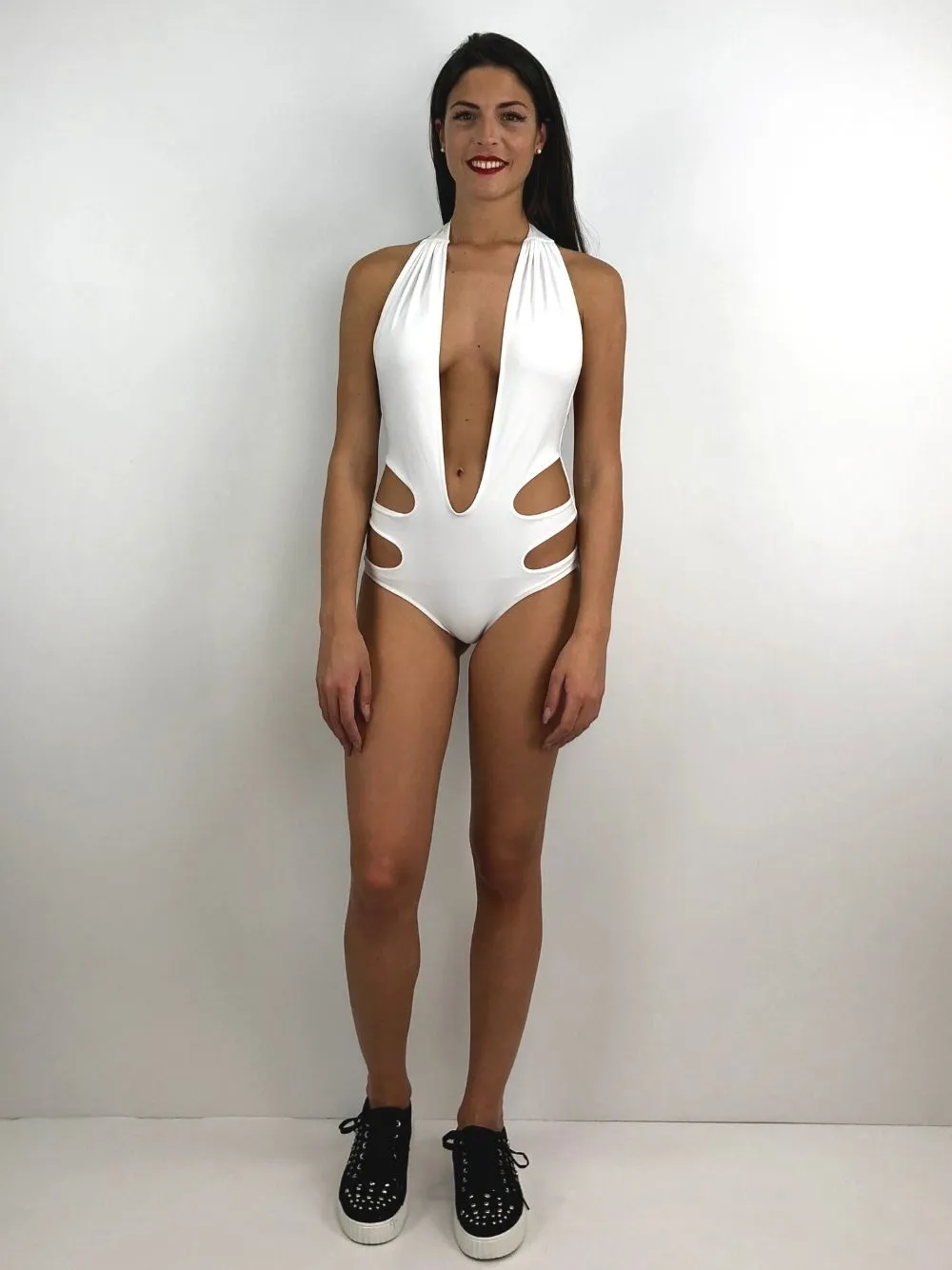 Costume intero con buchi fianchi parental