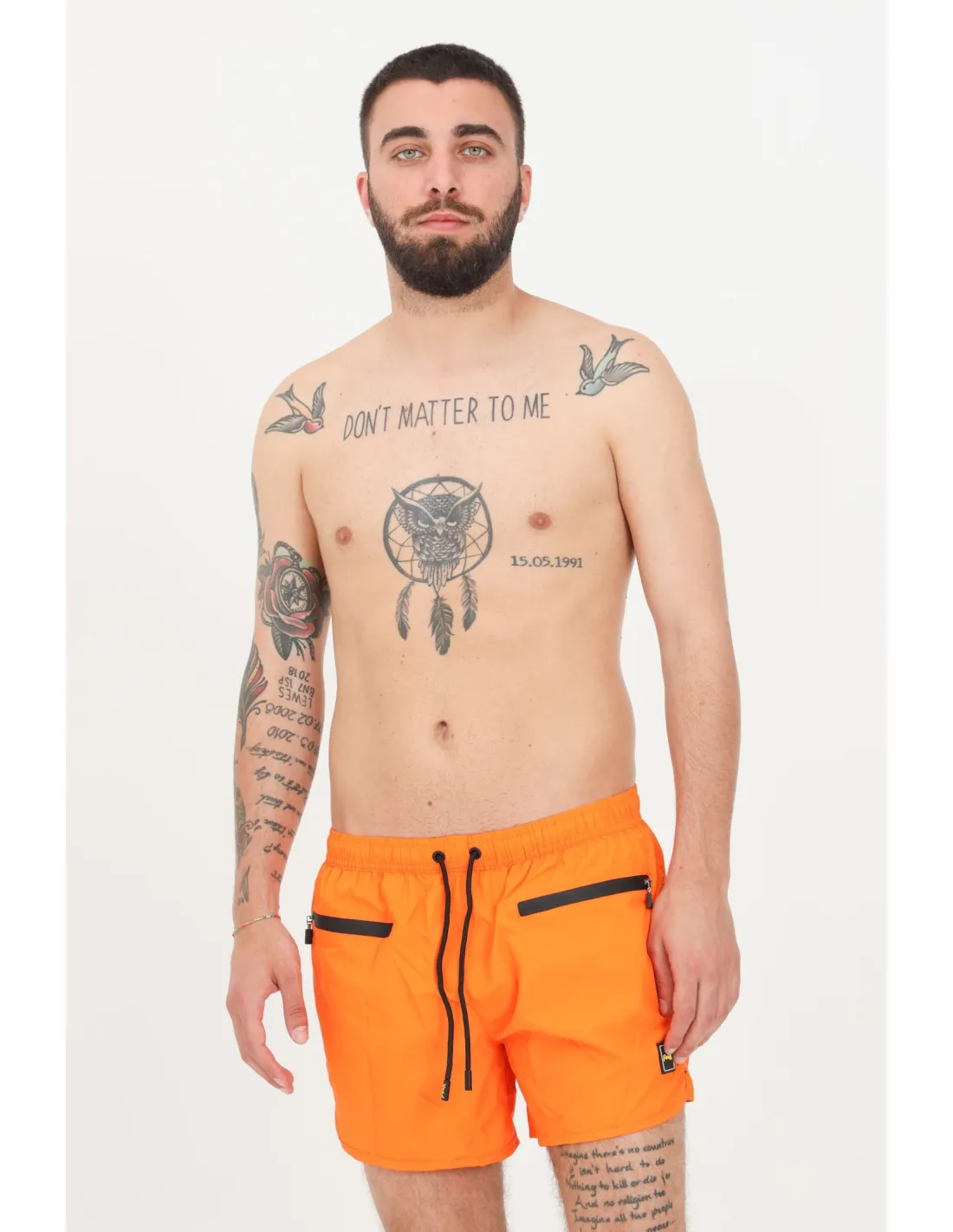 Costume mare uomo boxer Effek arancione