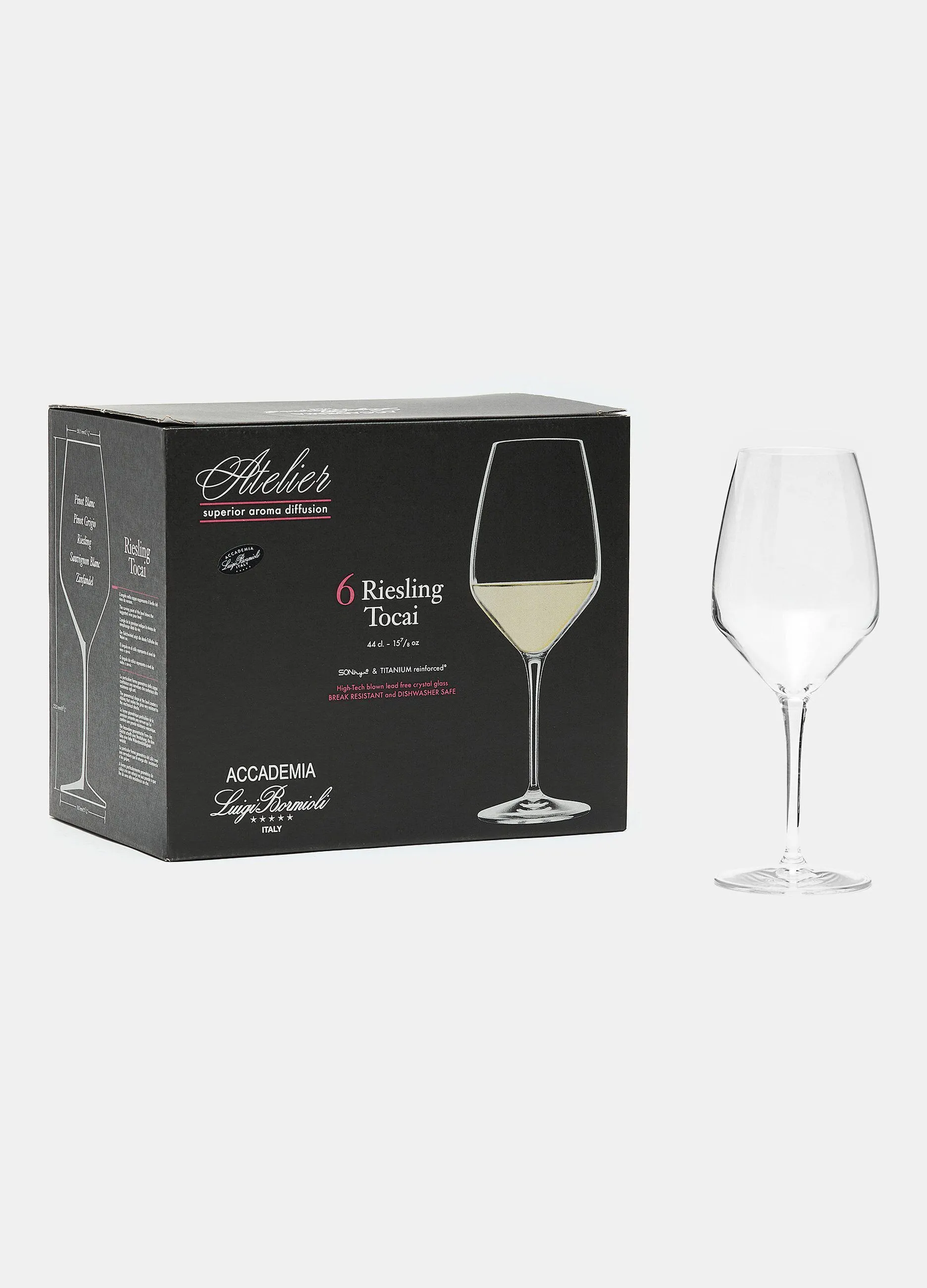 CROFF  Set 6 calici da vino bianco