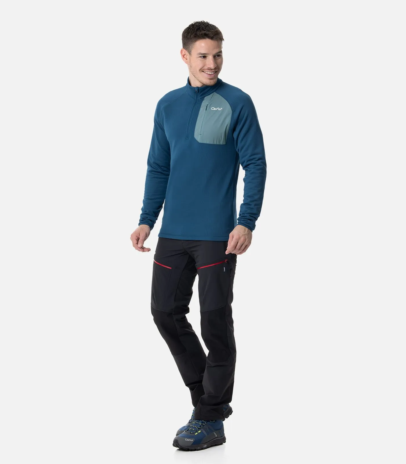 DOLENT- Uomo Pile in CIMAGRID® - Mid zip