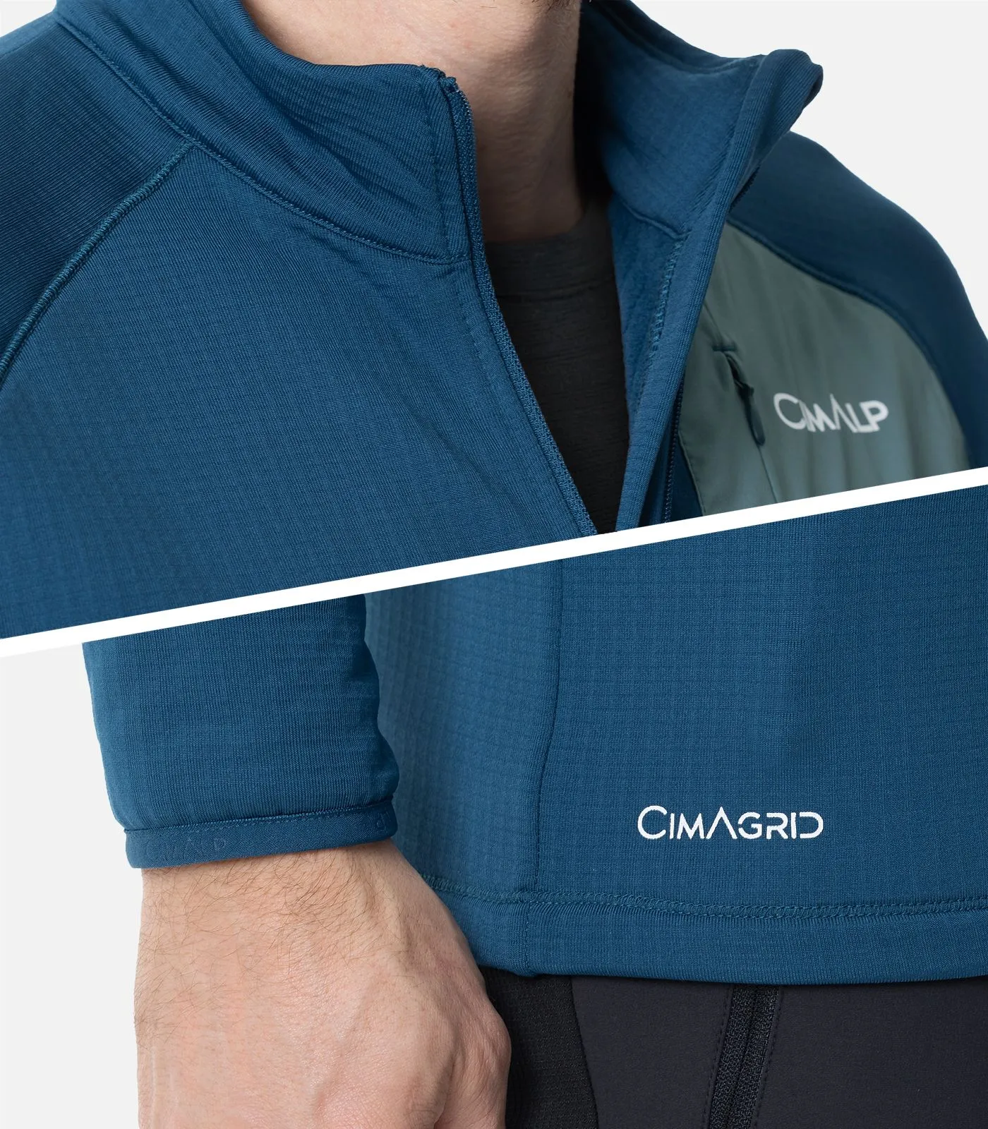 DOLENT- Uomo Pile in CIMAGRID® - Mid zip