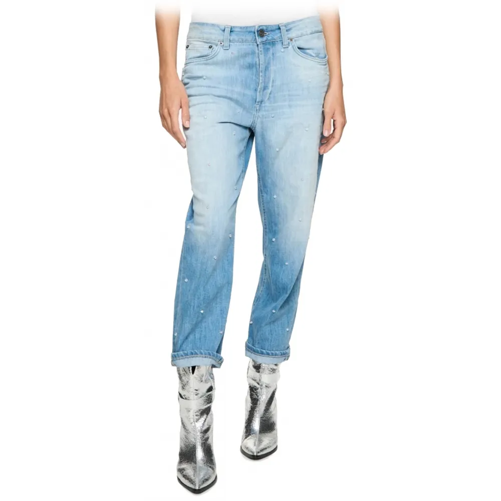 Dondup - Jeans con Applicazioni Punti Luce - Blu - Pantalone - Luxury Exclusive Collection