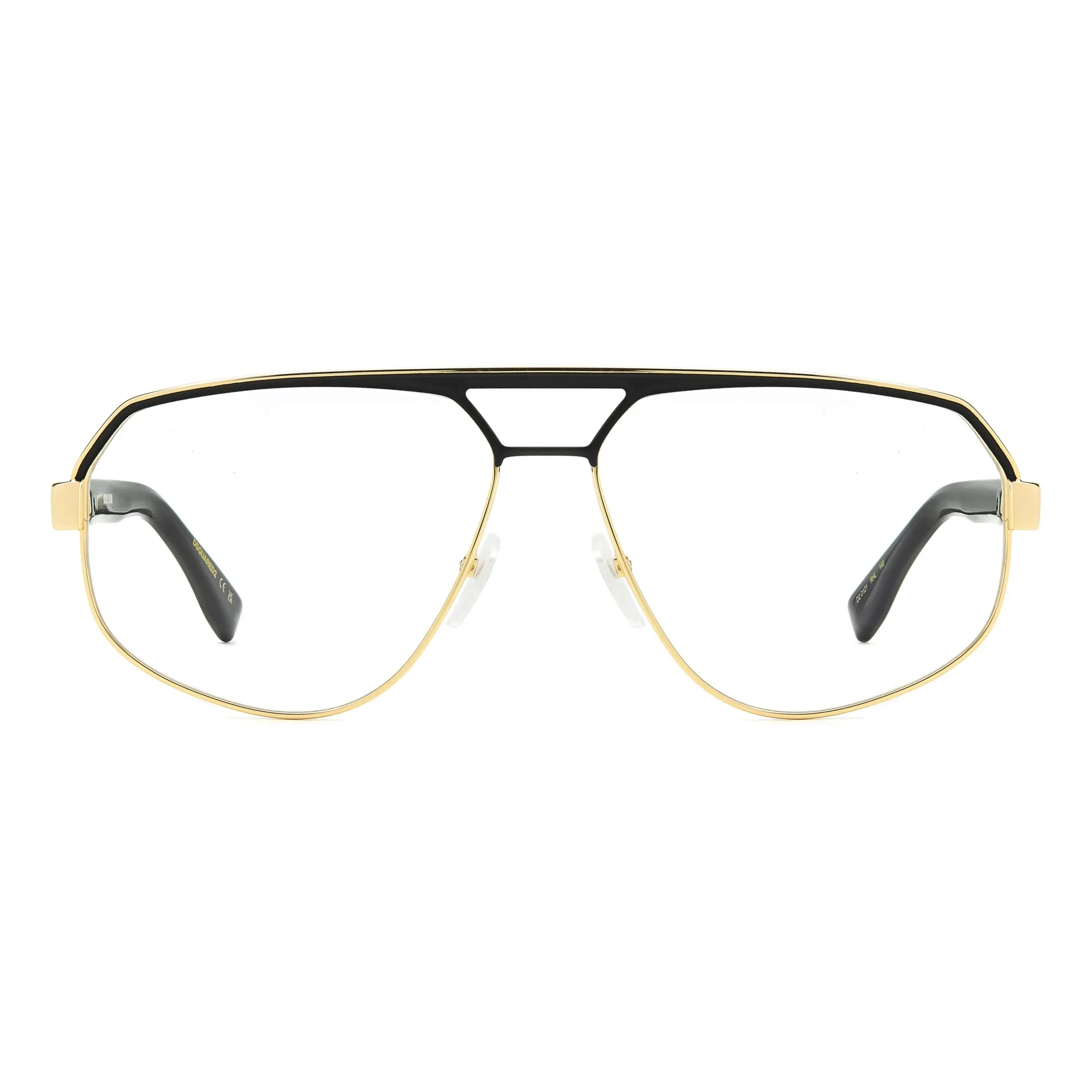   Dsquared2 D2 0121 - RHL Oro Nero_ | Occhiale Da Vista Uomo 