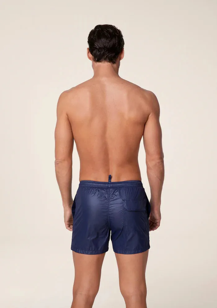 EFFEK SHORT BLU LUCIDO CORTO