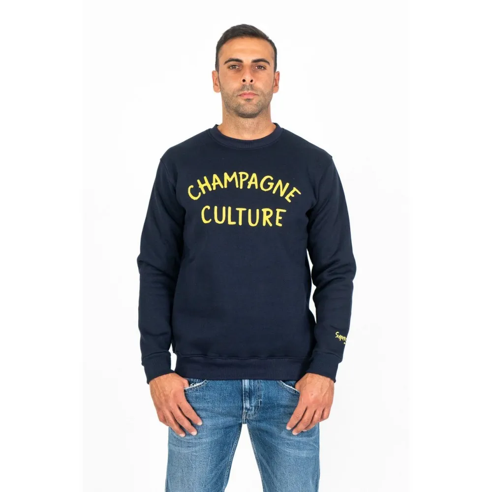 Felpa girocollo Champagne Culture