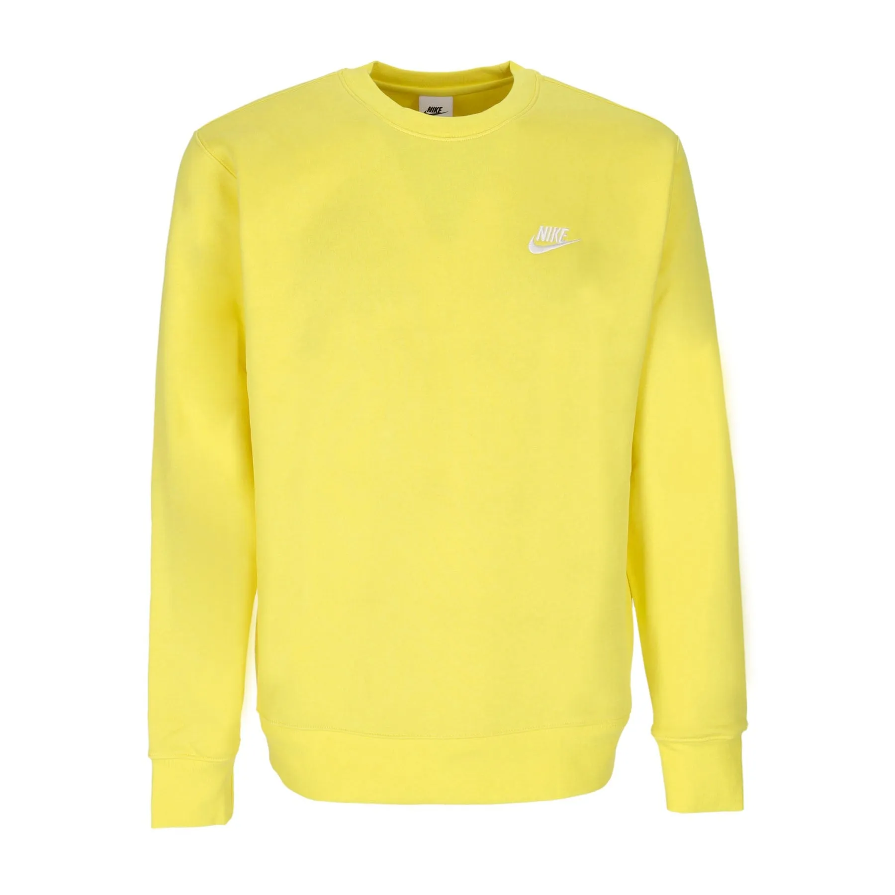 Felpa Girocollo Uomo Club Crew Bb Light Marine/white