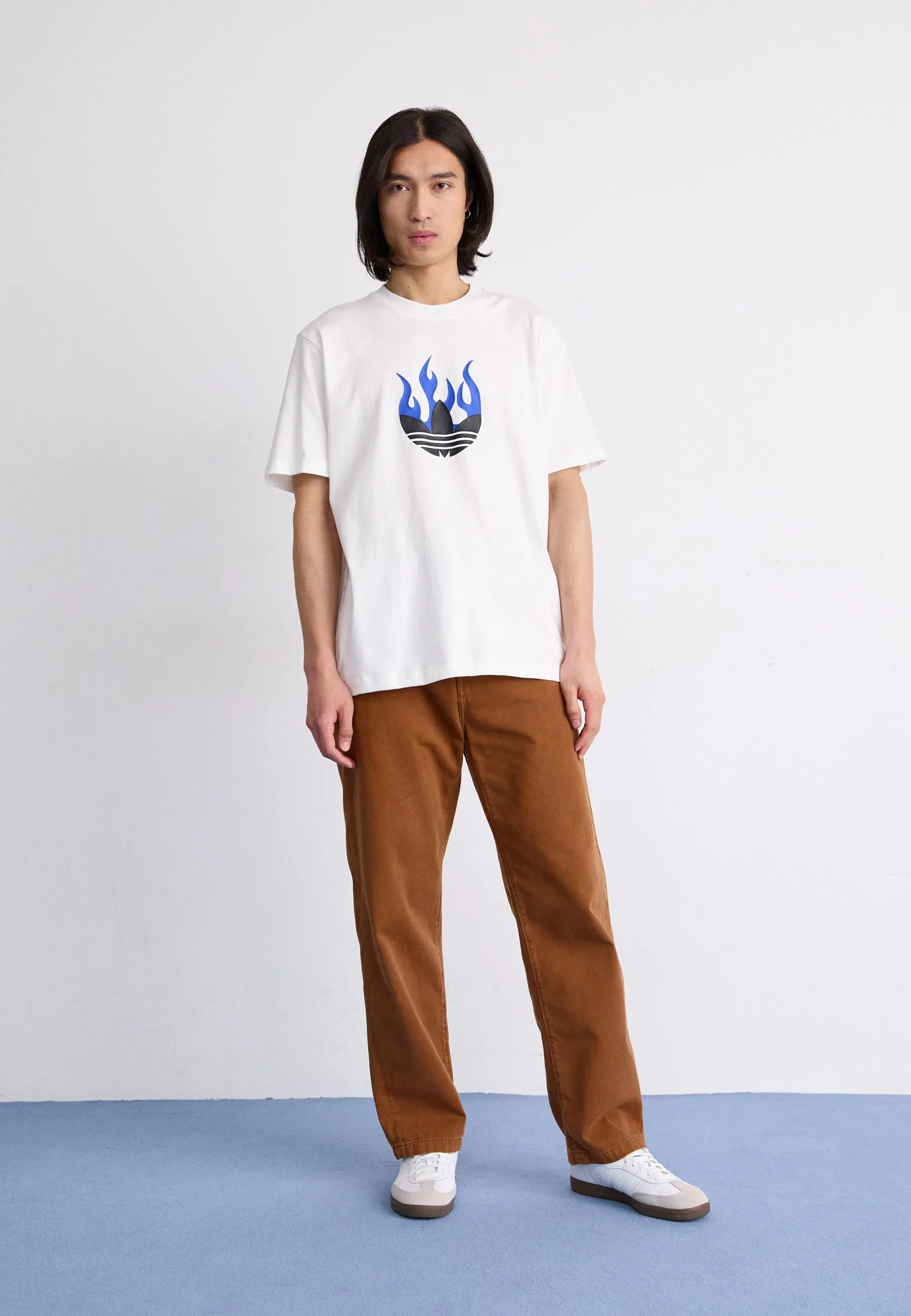 FLAMES LOGO  - T-shirt con stampa