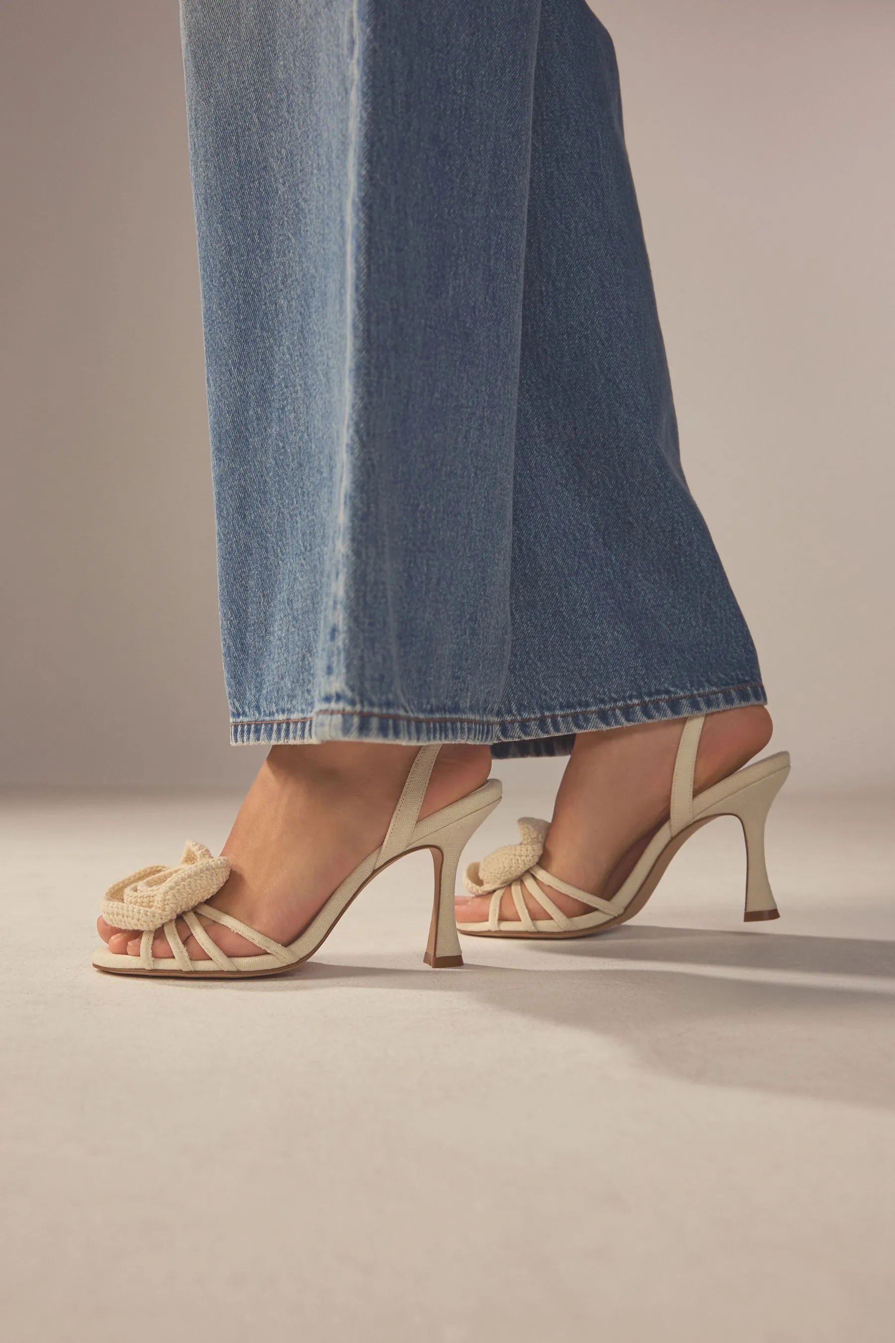 Forever Comfort® - Sandali con tacco e fiore