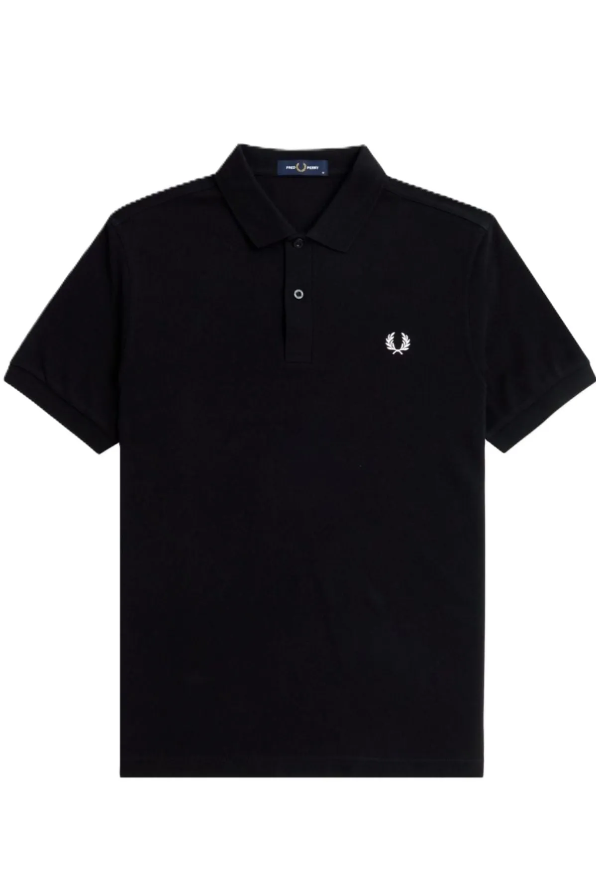 Fred Perry Polo Nera M6000 Mezza Manica