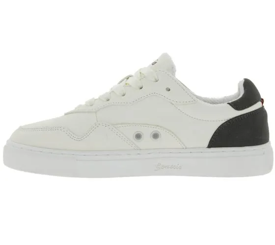 Genesis G-Soley Scarpe da skater da donna Sneaker basse in vera pelle 1004238 Bianco/Bordeaux