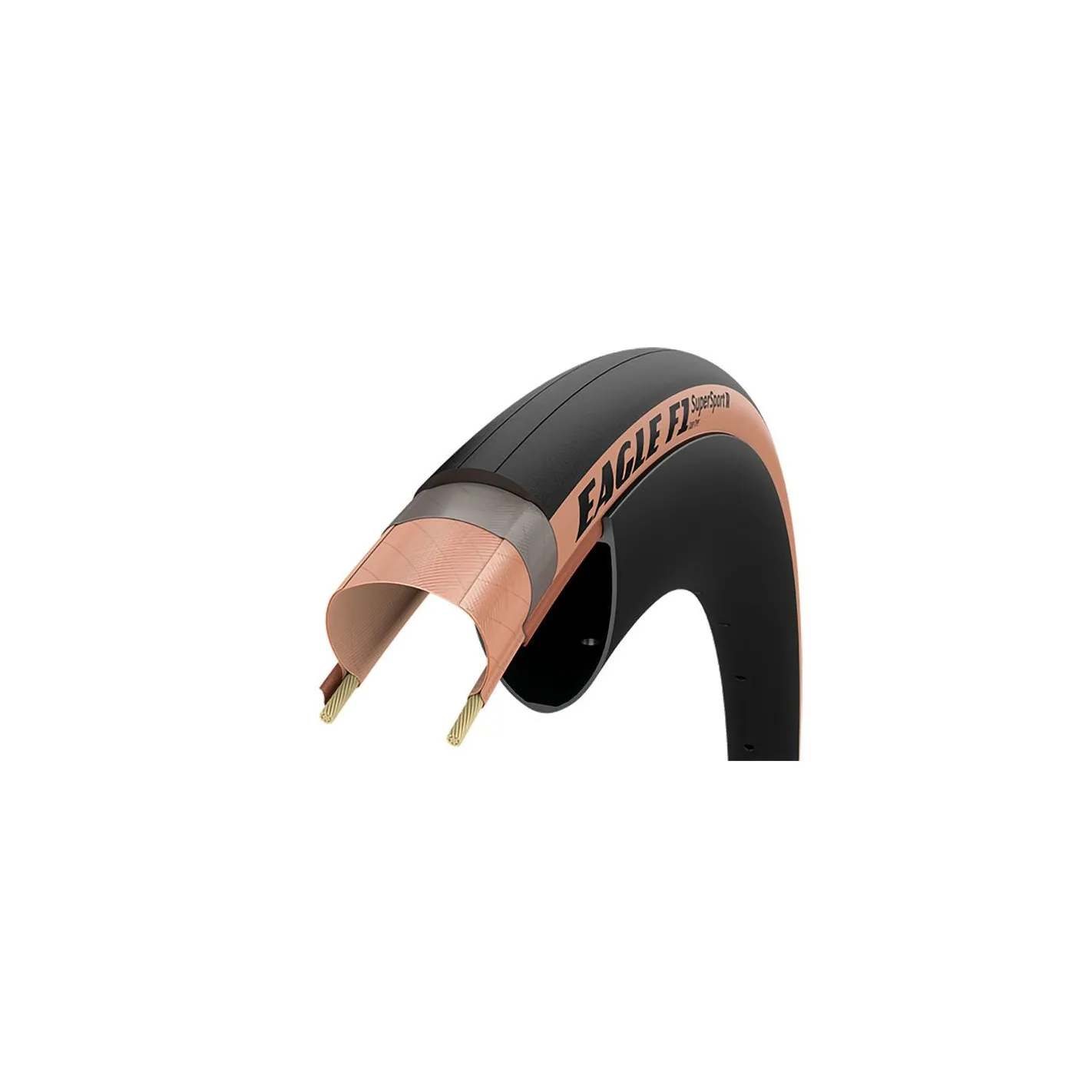 GOODYEAR Copertura 700x25 EAGLE F1 Supersport R Tube Type Nero/Para