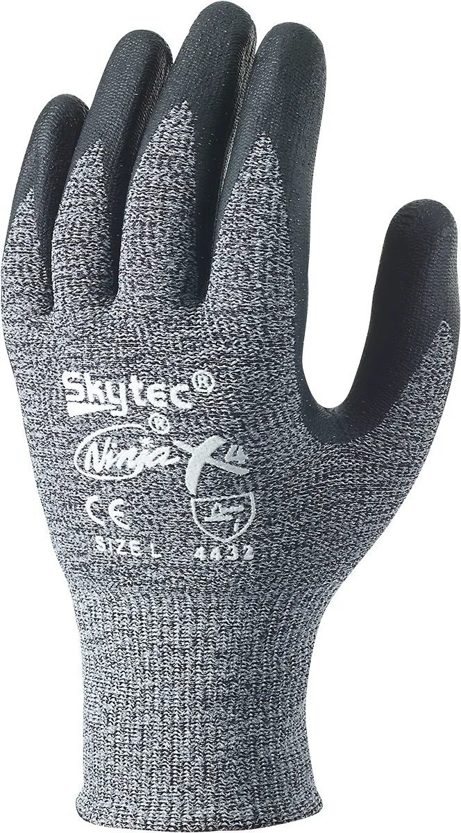 Guanti da lavoro Skytec, Tg. 10, in Fibra di vetro, nylon, col. Nero