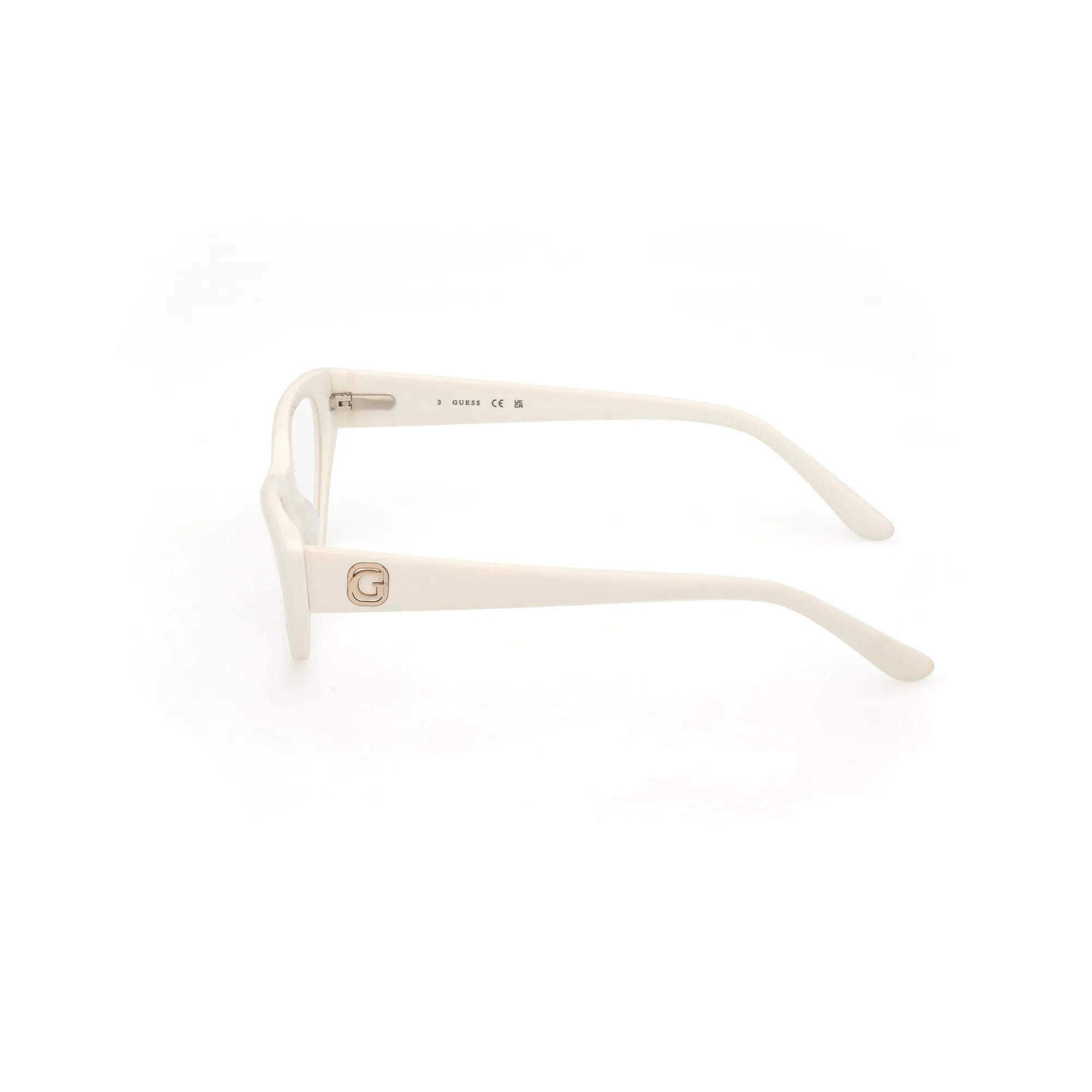   Guess GU 50113 - 021  Bianco Lucido | Occhiale Da Vista Donna 