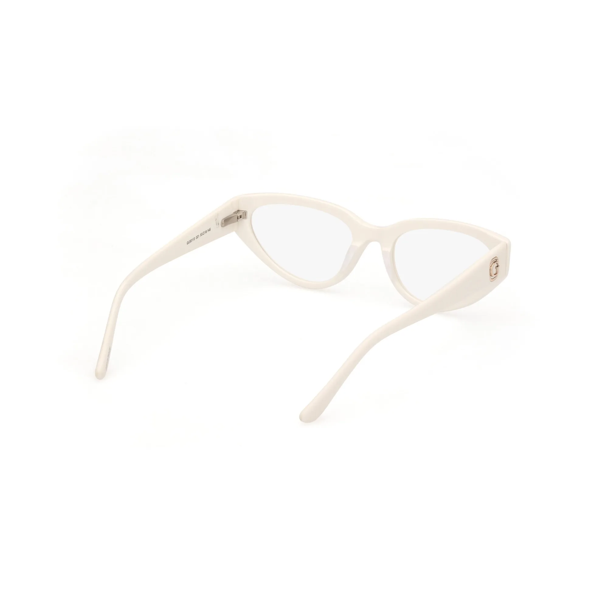   Guess GU 50113 - 021  Bianco Lucido | Occhiale Da Vista Donna 