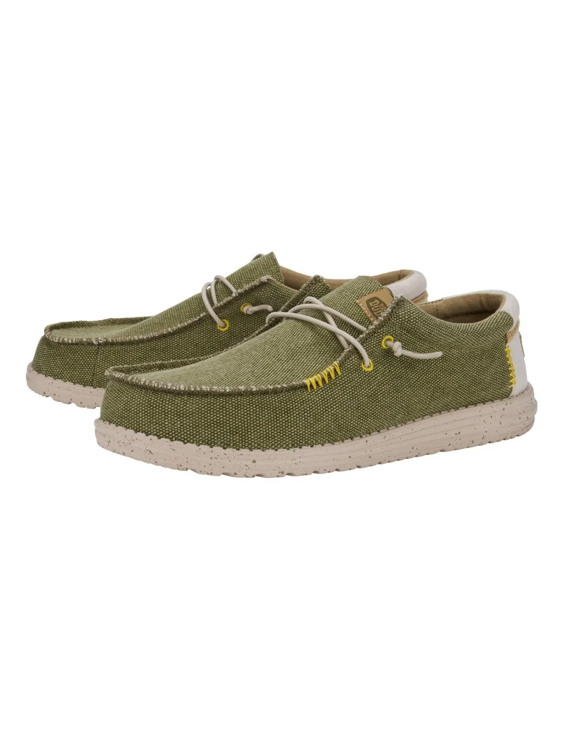 HEYDUDE wally coastline jute m olive  