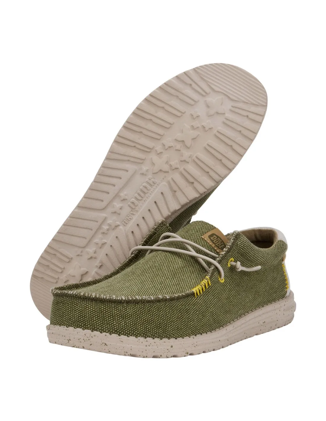 HEYDUDE wally coastline jute m olive  