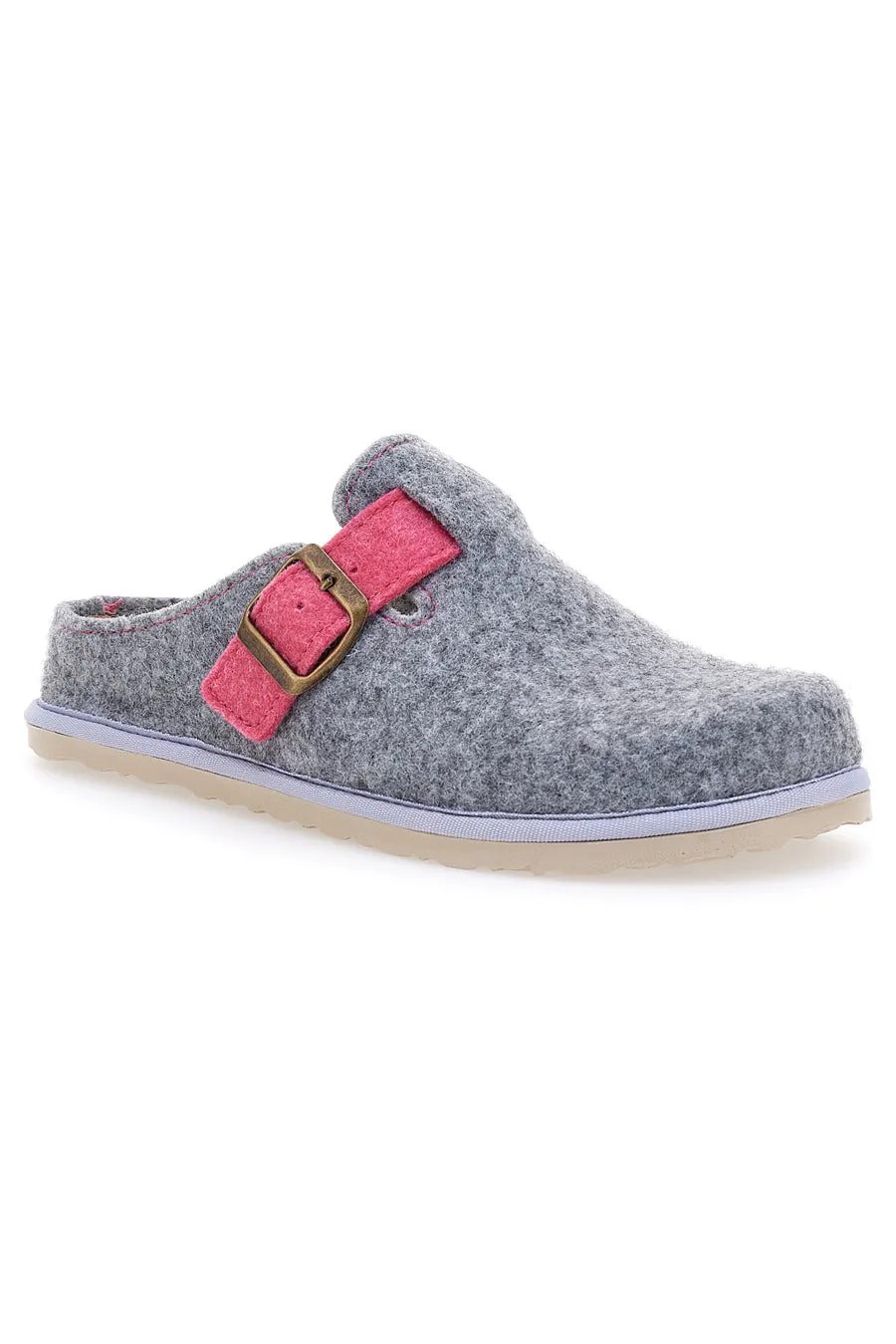   INBLU Pantofole Grigie con fibbia e sottopiede estraibile INBLU 38 cs