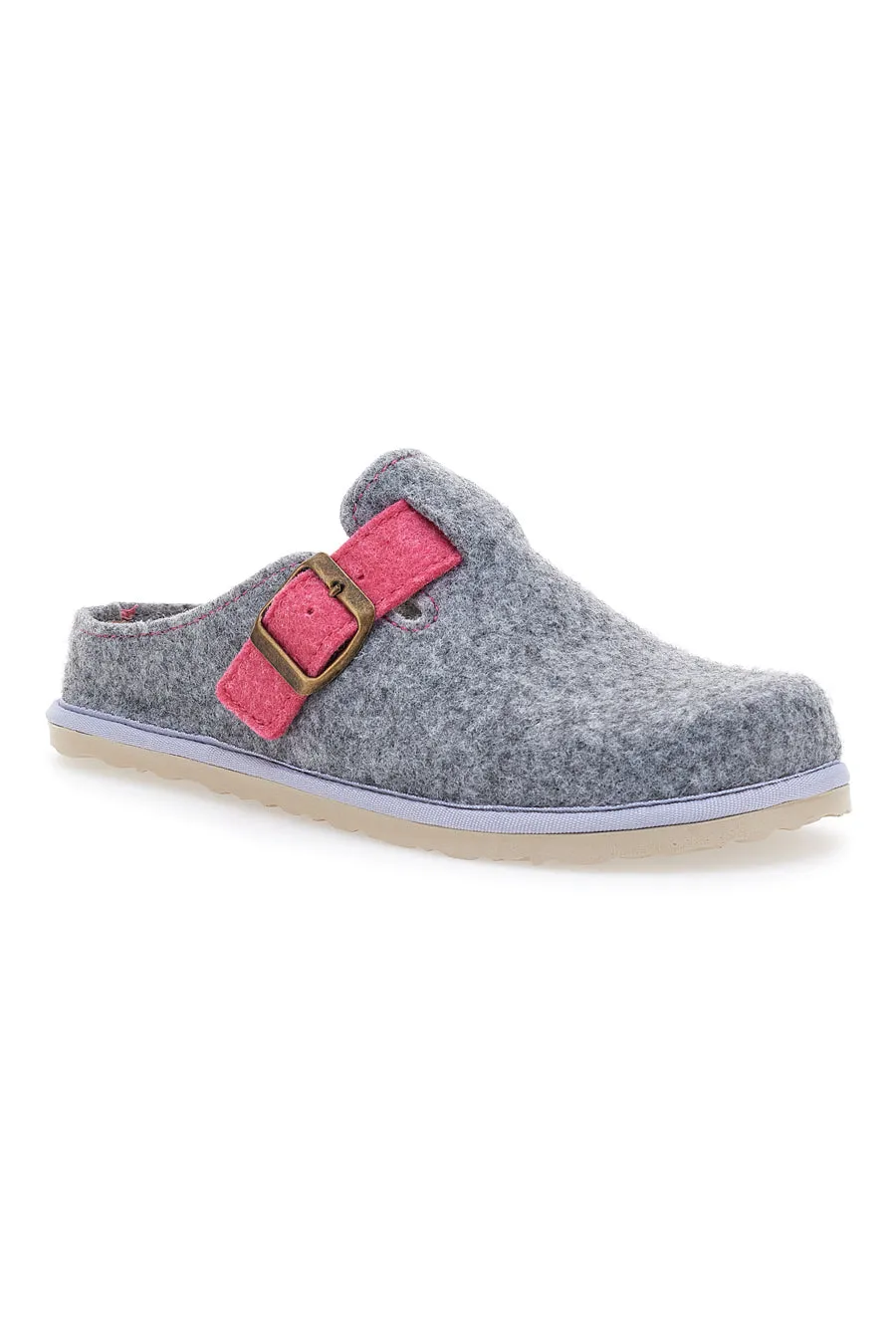   INBLU Pantofole Grigie con fibbia e sottopiede estraibile INBLU 38 cs
