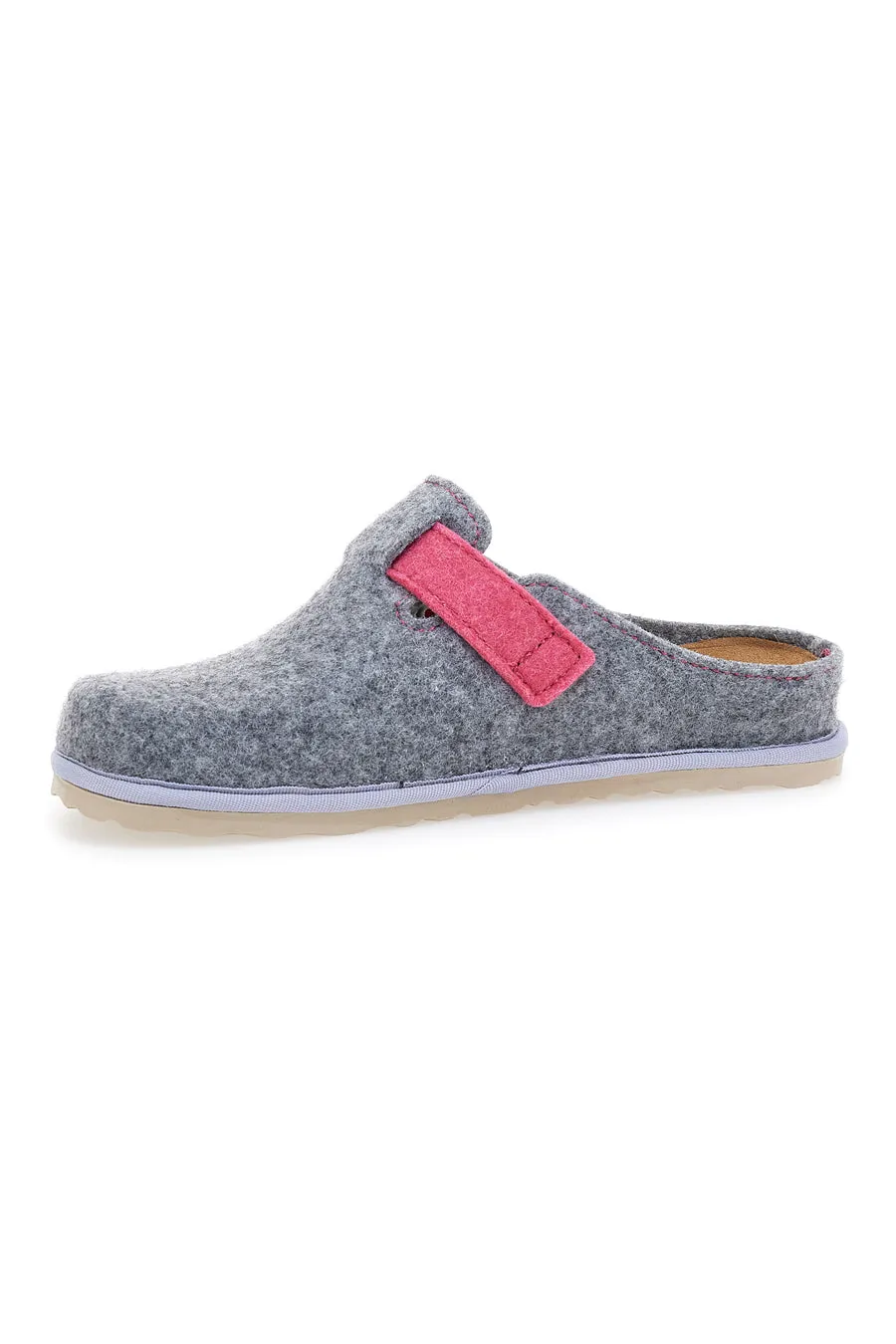   INBLU Pantofole Grigie con fibbia e sottopiede estraibile INBLU 38 cs