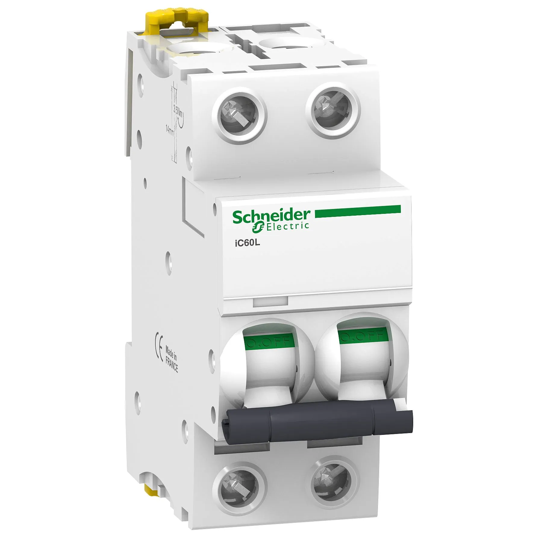 Interruttore magnetotermico Schneider Electric, 2P 10A 15 kA, Tipo B