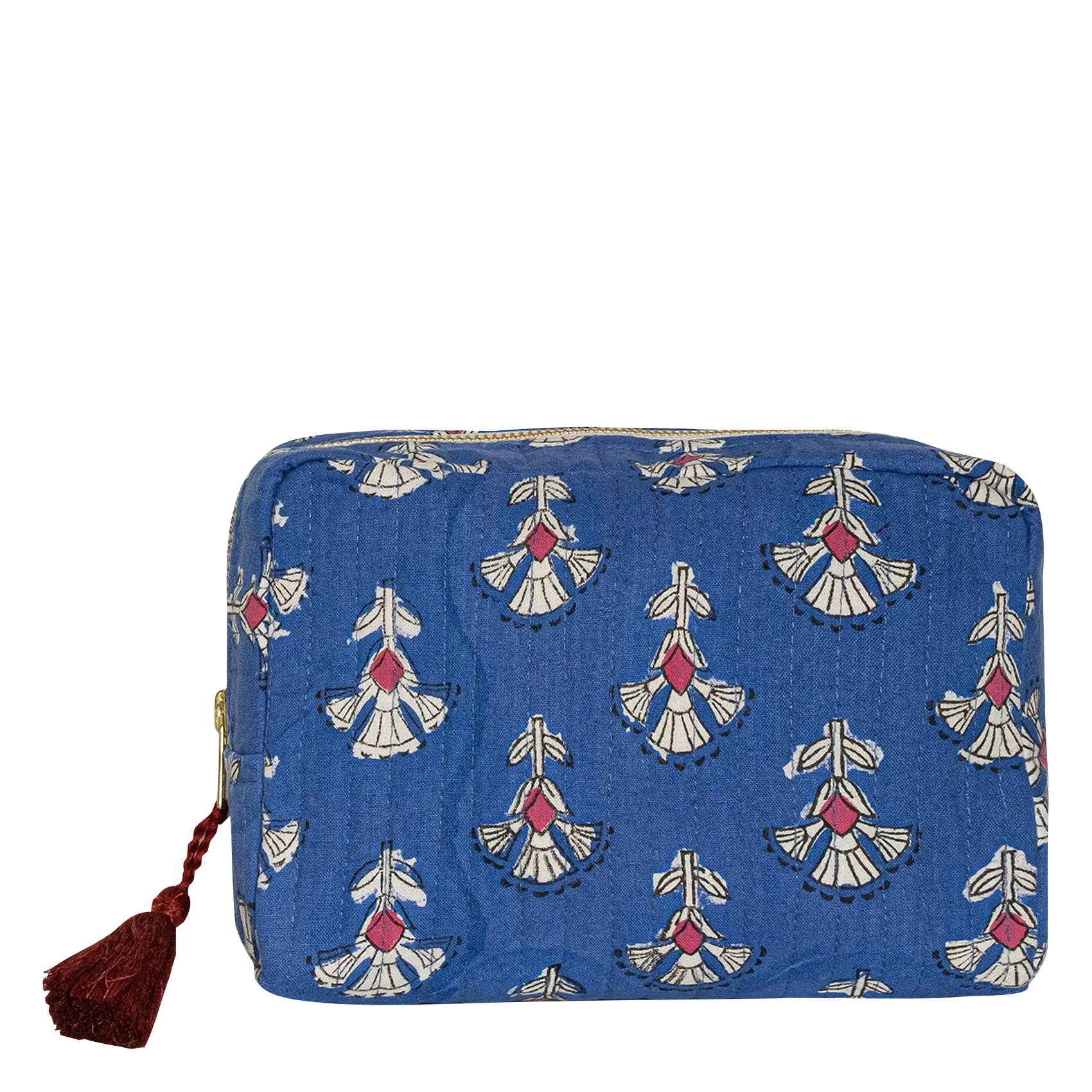  JAMINI   Trousse in cotone stampato | Blu