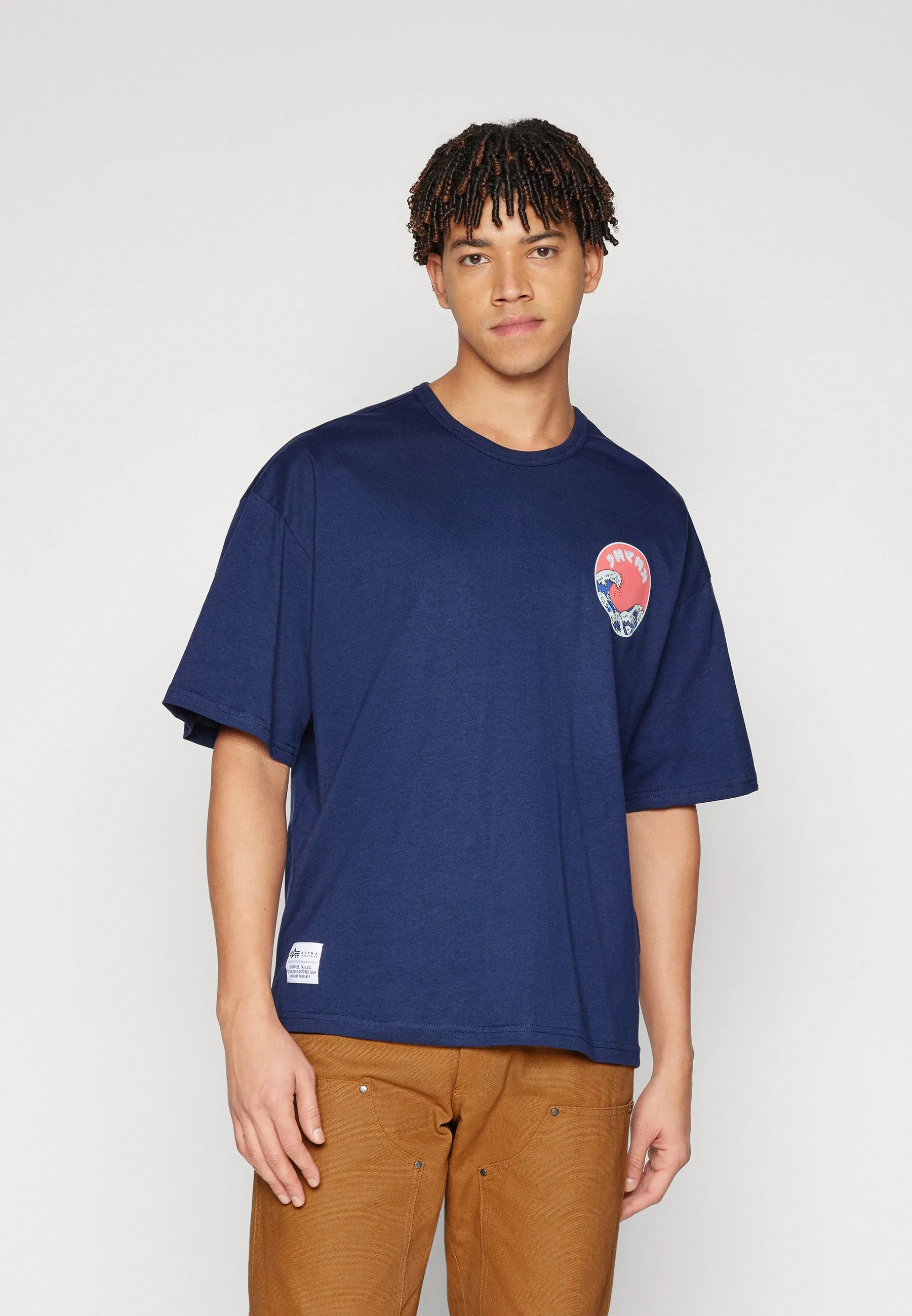JAPAN WAVE WARRIOR  - T-shirt con stampa