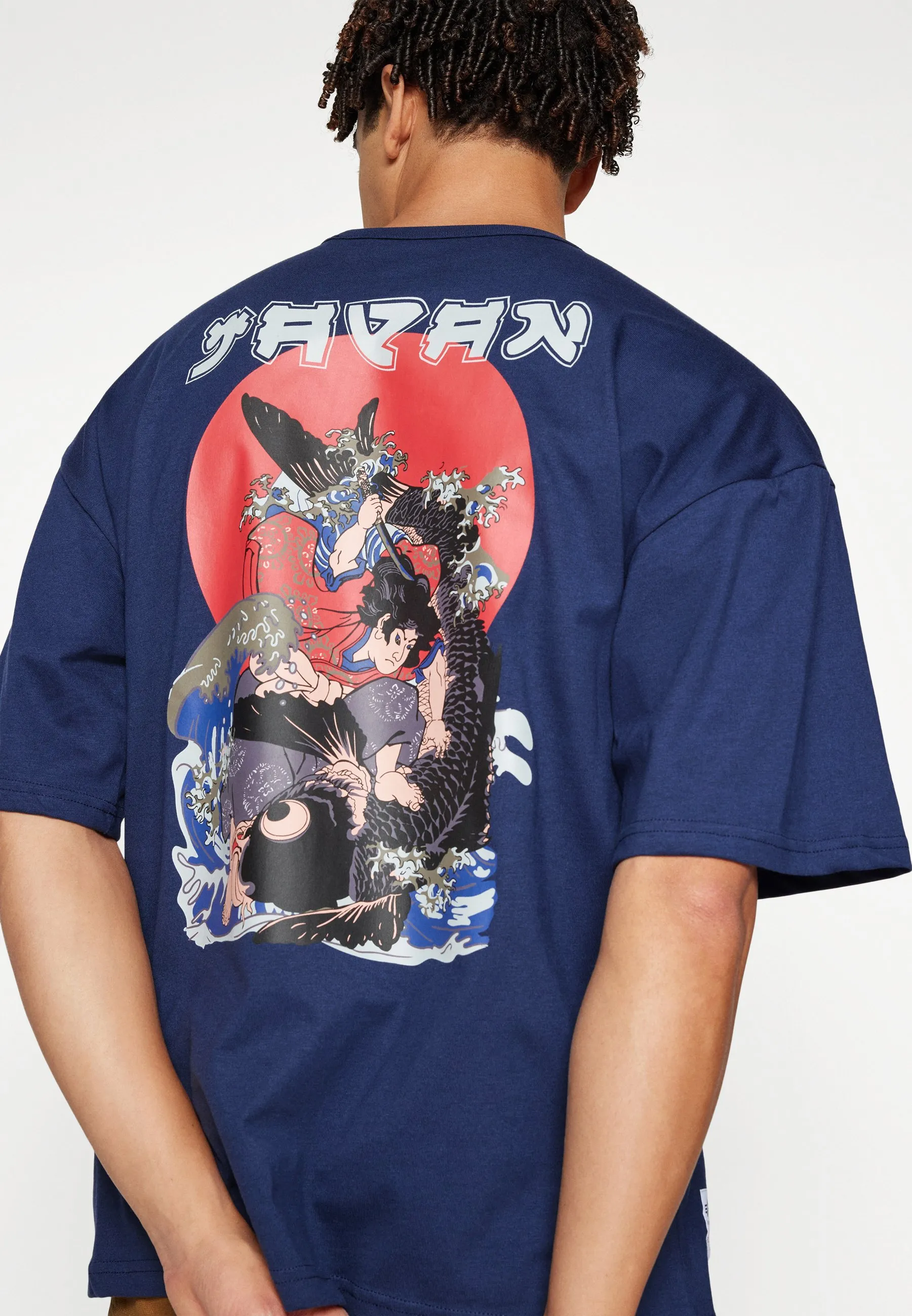JAPAN WAVE WARRIOR  - T-shirt con stampa
