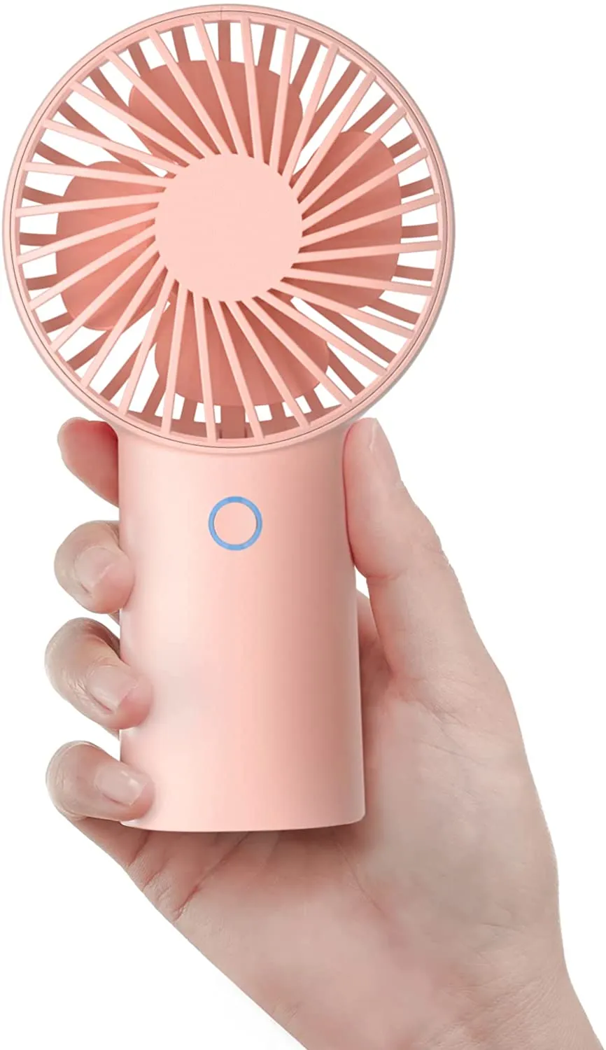 JISULIFE Ventilatore Portatile da 4000 mAh [Tempo di Raffreddamento Max 20 ore] Mini Ventilatore,Ricaricabile USB Ventilatore, A