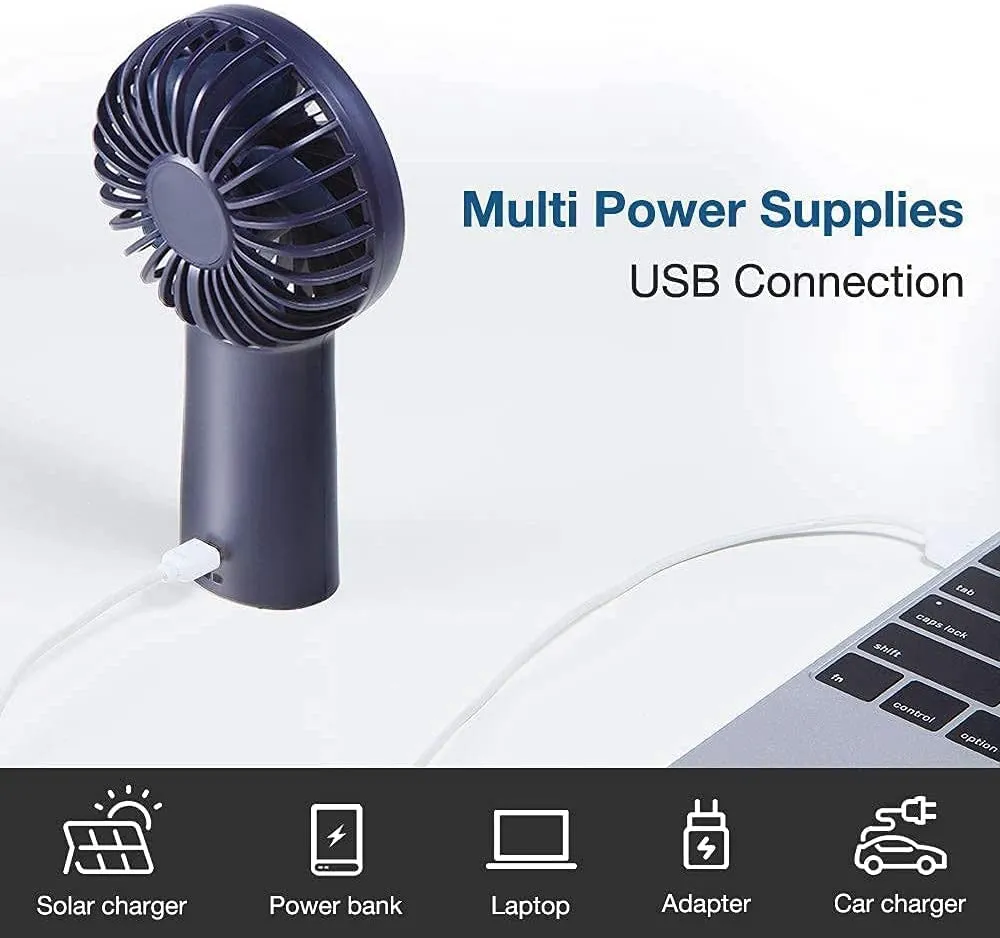 JISULIFE Ventilatore Portatile da 4000 mAh [Tempo di Raffreddamento Max 20 ore] Mini Ventilatore,Ricaricabile USB Ventilatore, A