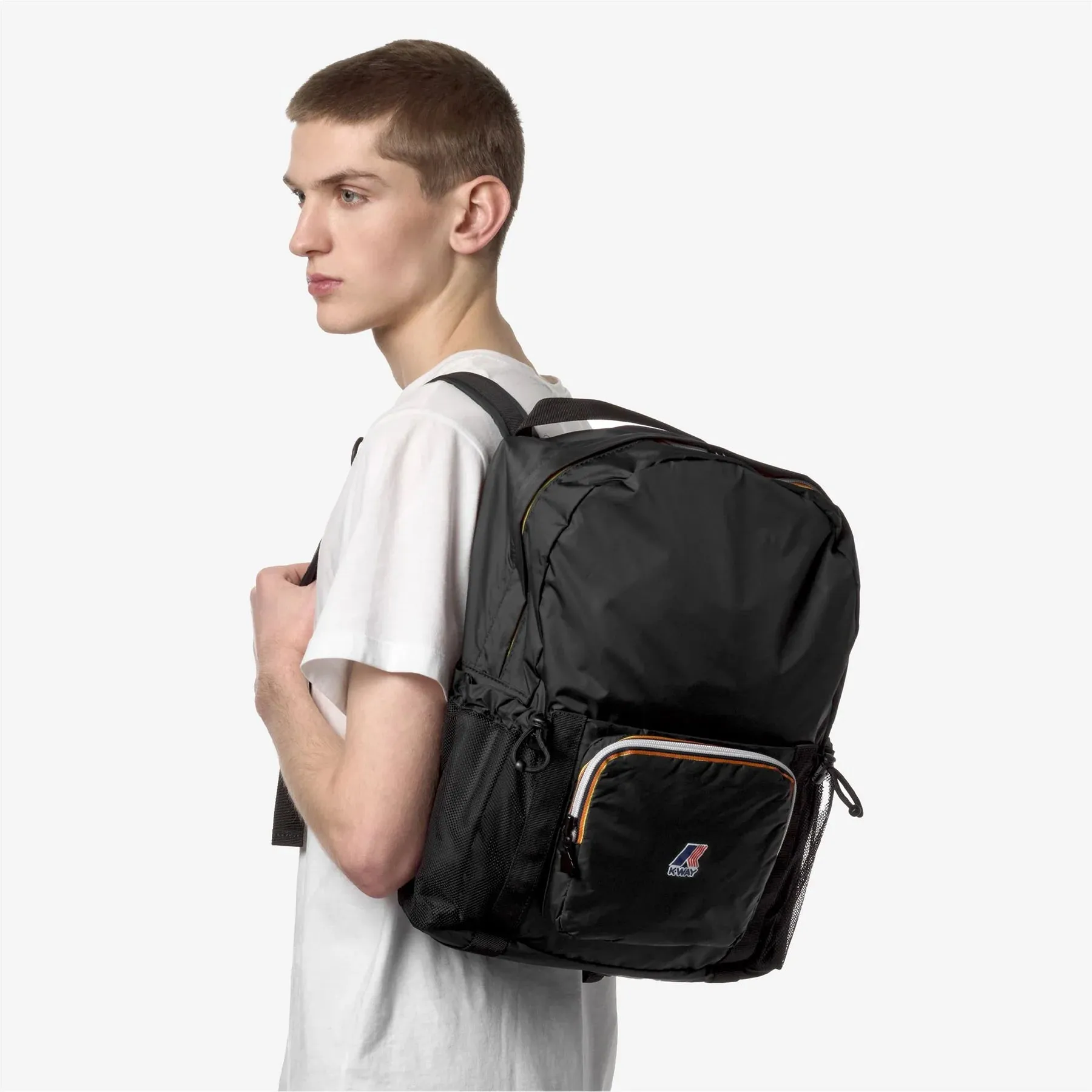 K-way zaino le vrai 3.0 michel K1128BW usy Nero