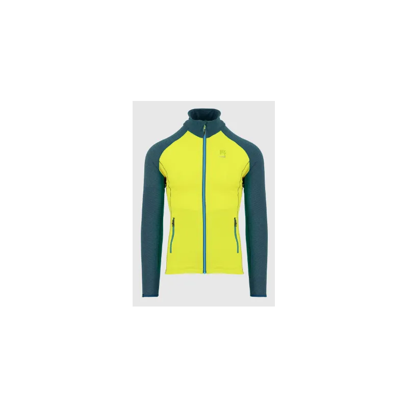 Karpos Ambrizzola Full Zip Primr/Stargaz Pile Zip Lav. Righe Giall Uomo