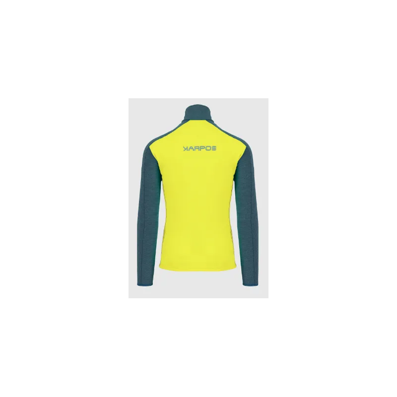 Karpos Ambrizzola Full Zip Primr/Stargaz Pile Zip Lav. Righe Giall Uomo
