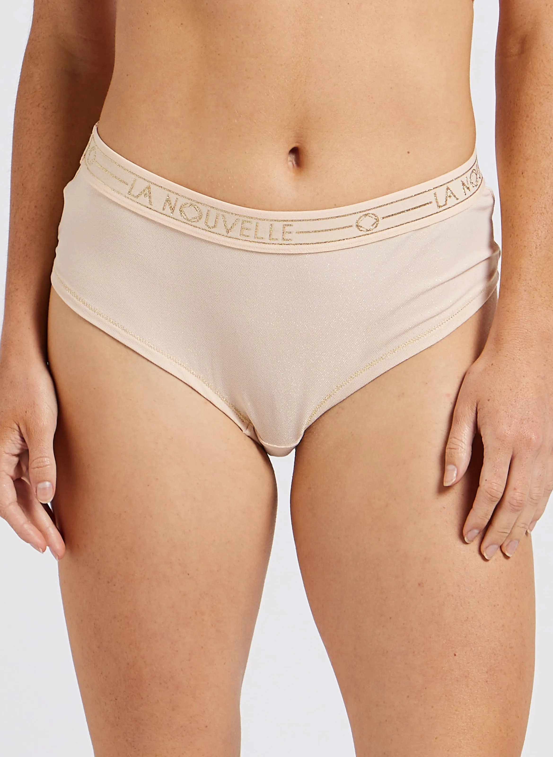  LA NOUVELLE   JUDITH - Culotte con paillettes | Beige