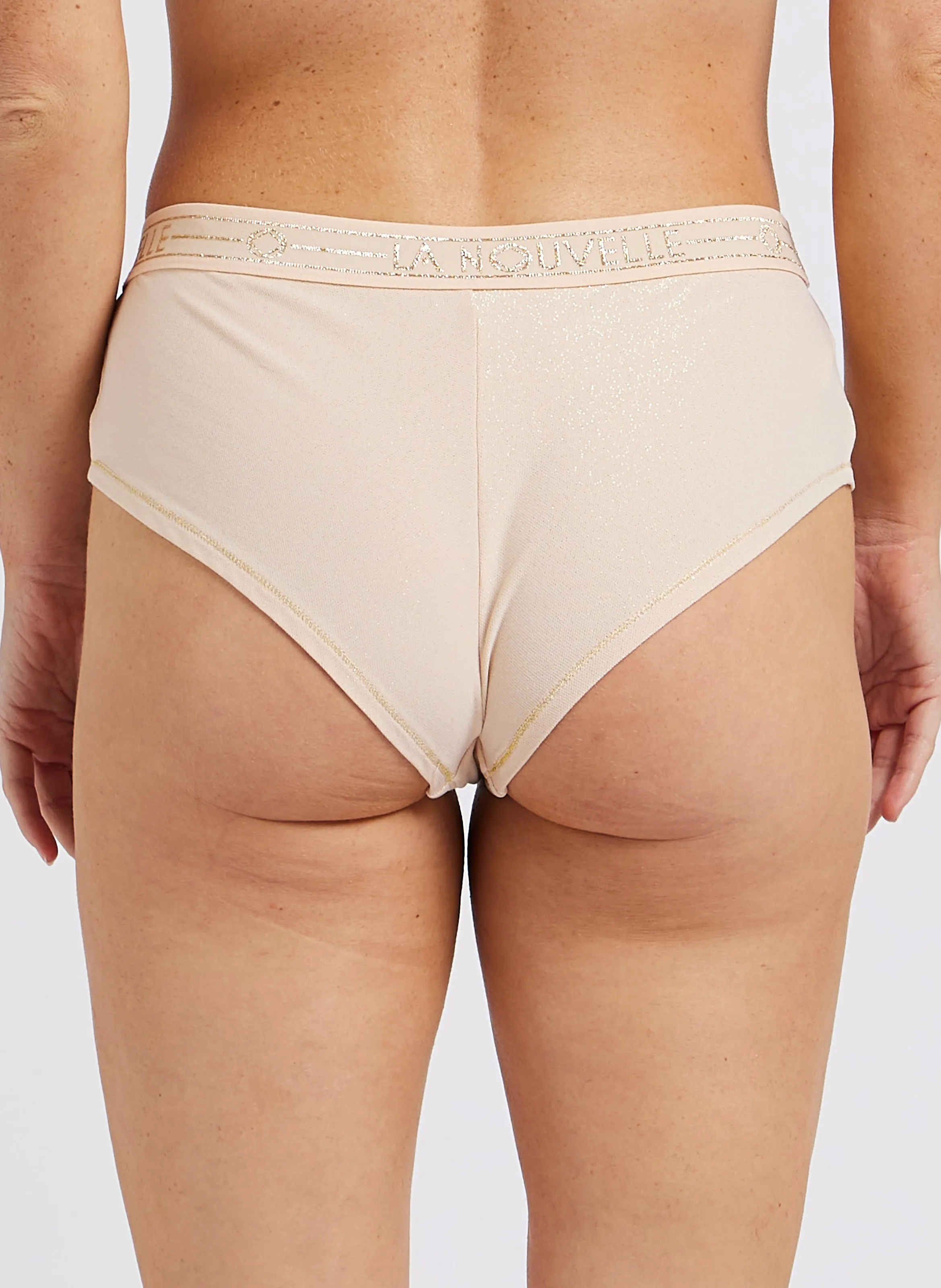  LA NOUVELLE   JUDITH - Culotte con paillettes | Beige