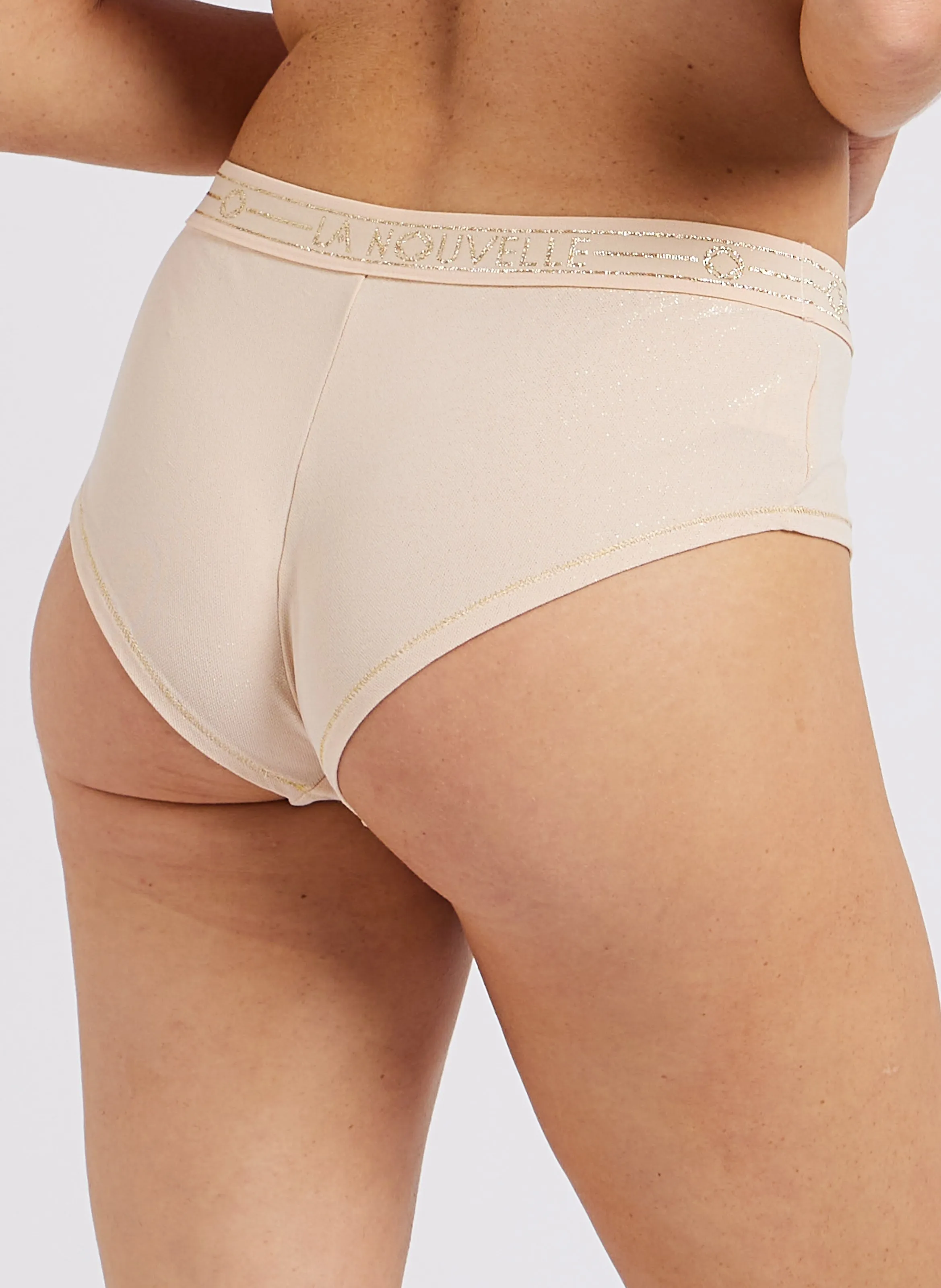  LA NOUVELLE   JUDITH - Culotte con paillettes | Beige