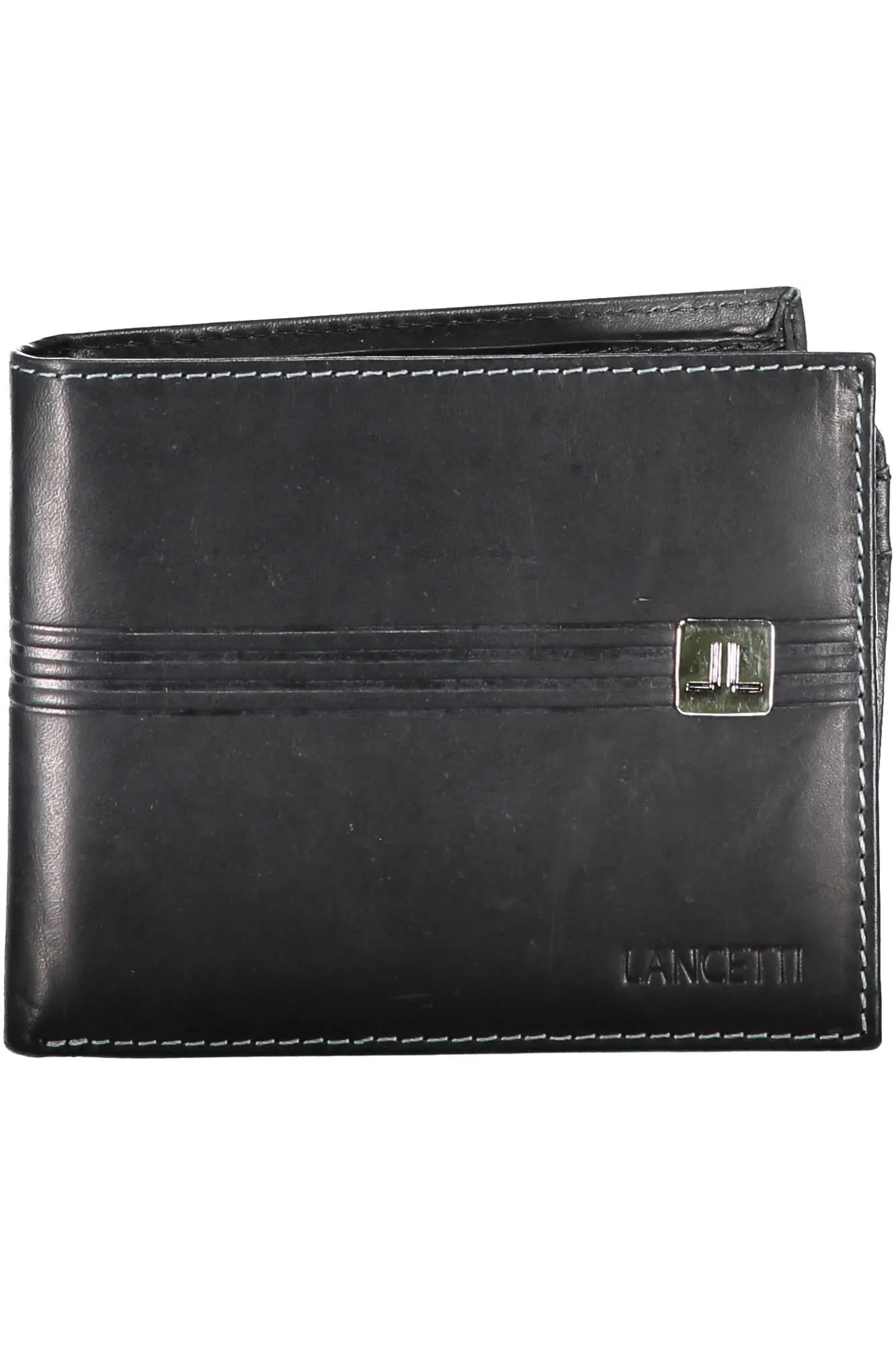 LANCETTI PORTAFOGLIO UOMO NERO