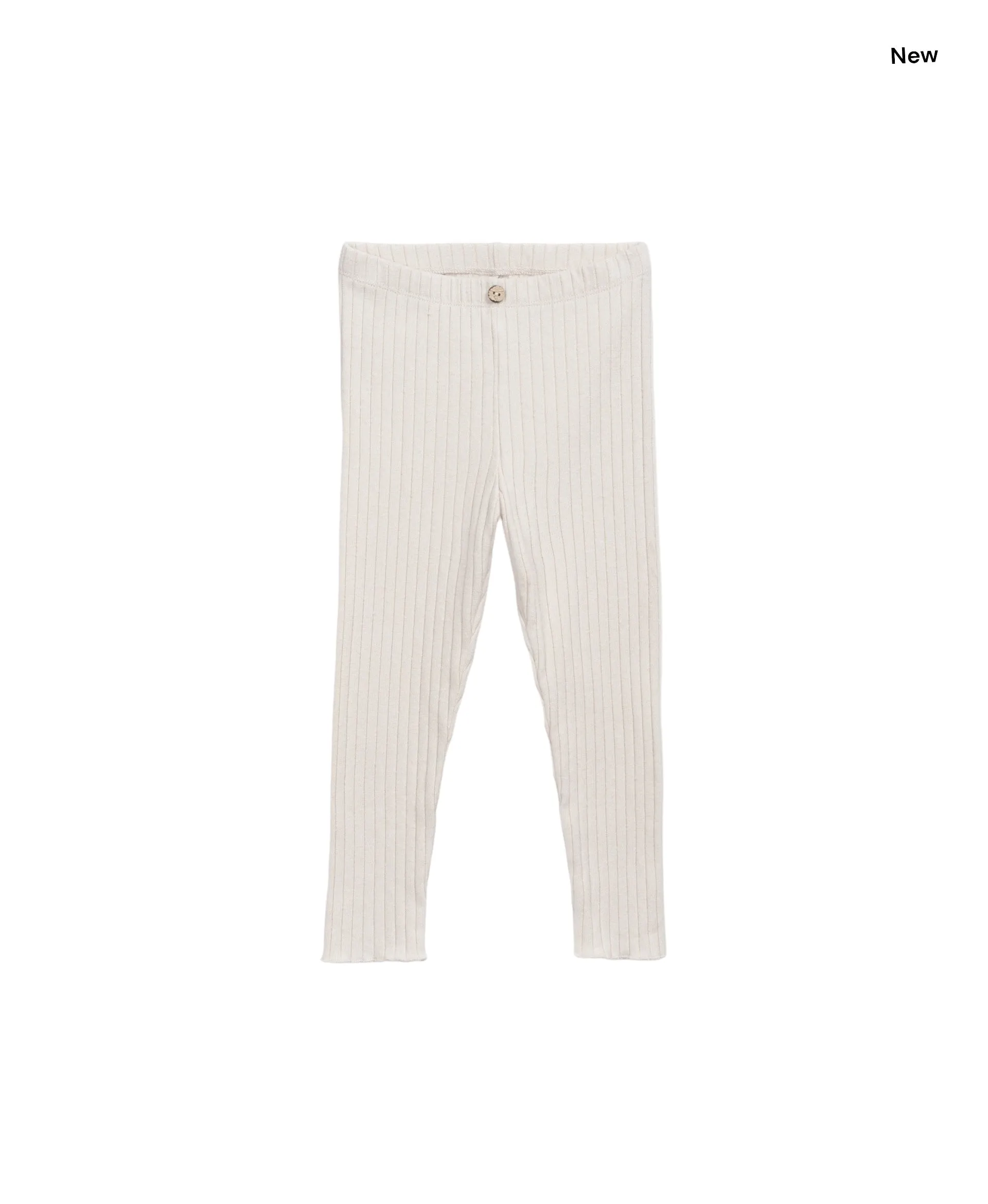 Leggings burro a costine per bambina
