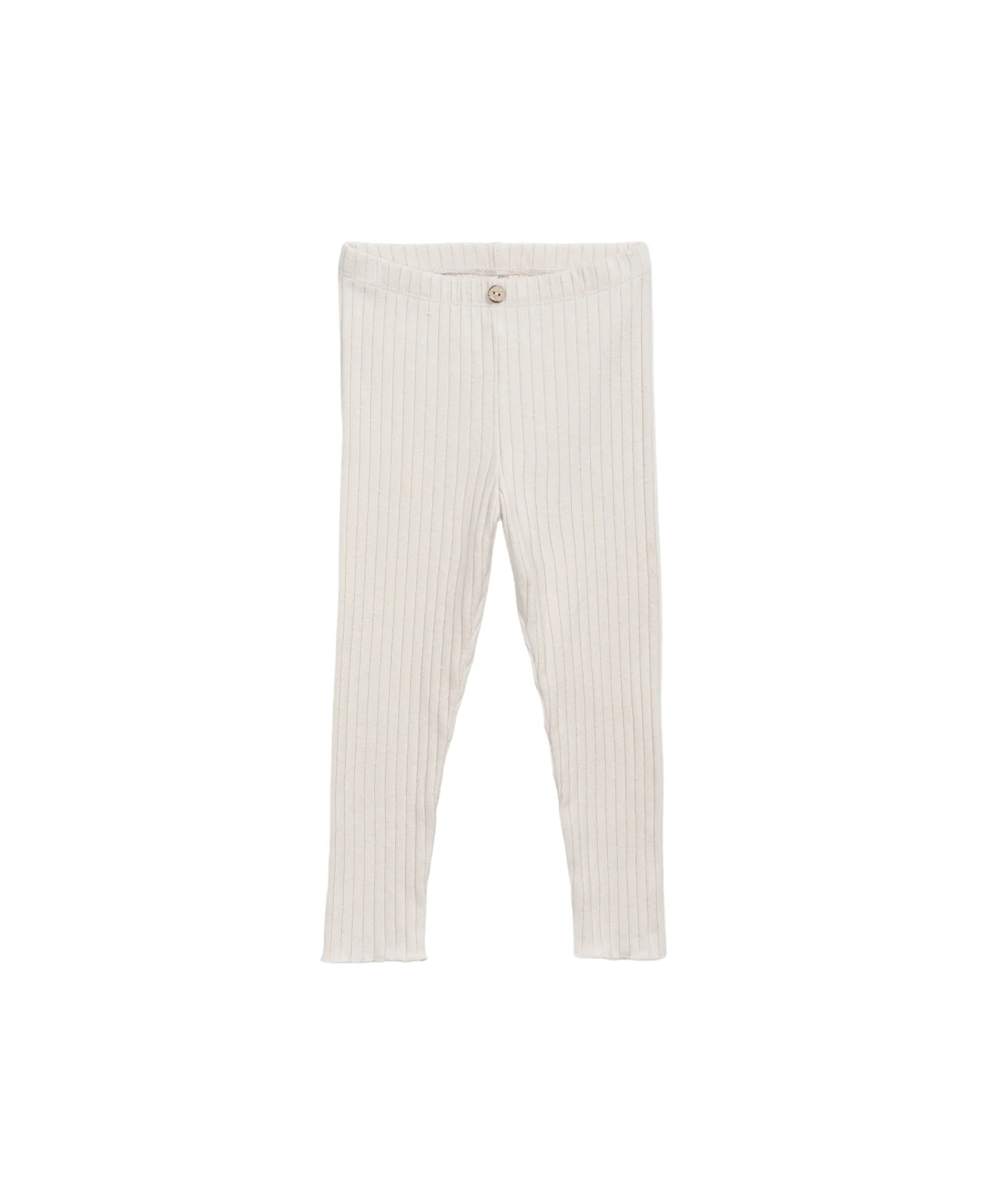 Leggings burro a costine per bambina