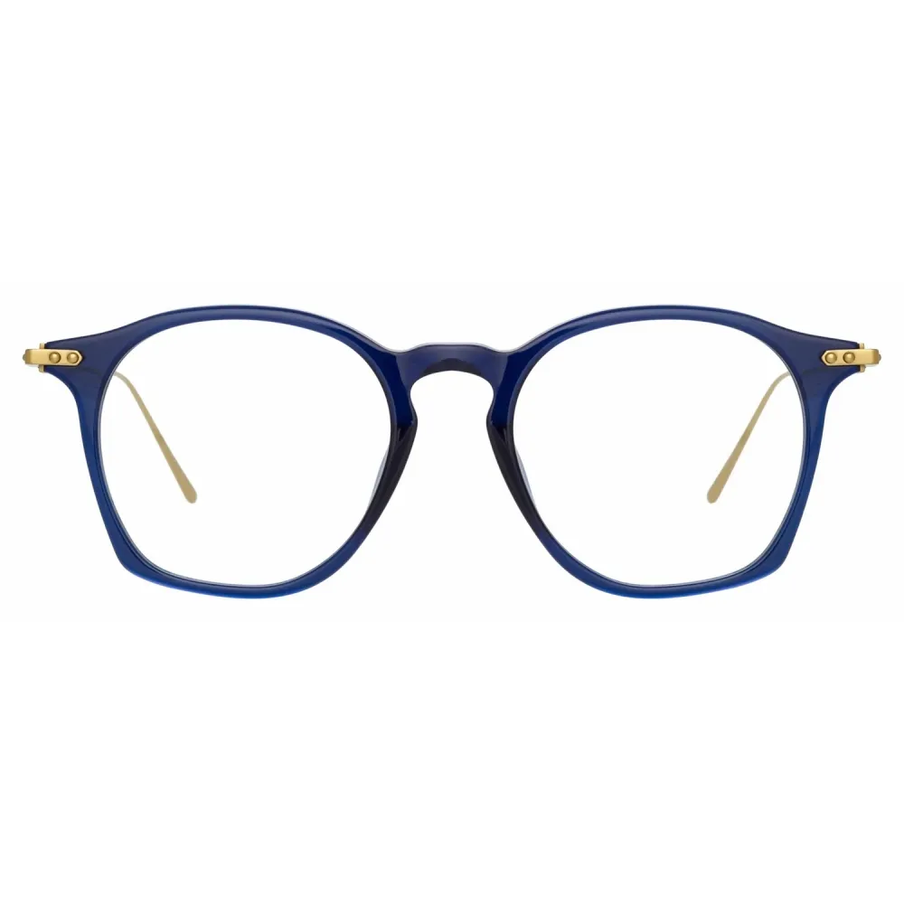 Linda Farrow - Occhiali da Vista Quadrati Mila in Navy - LF52C3OPT - Linda Farrow Eyewear