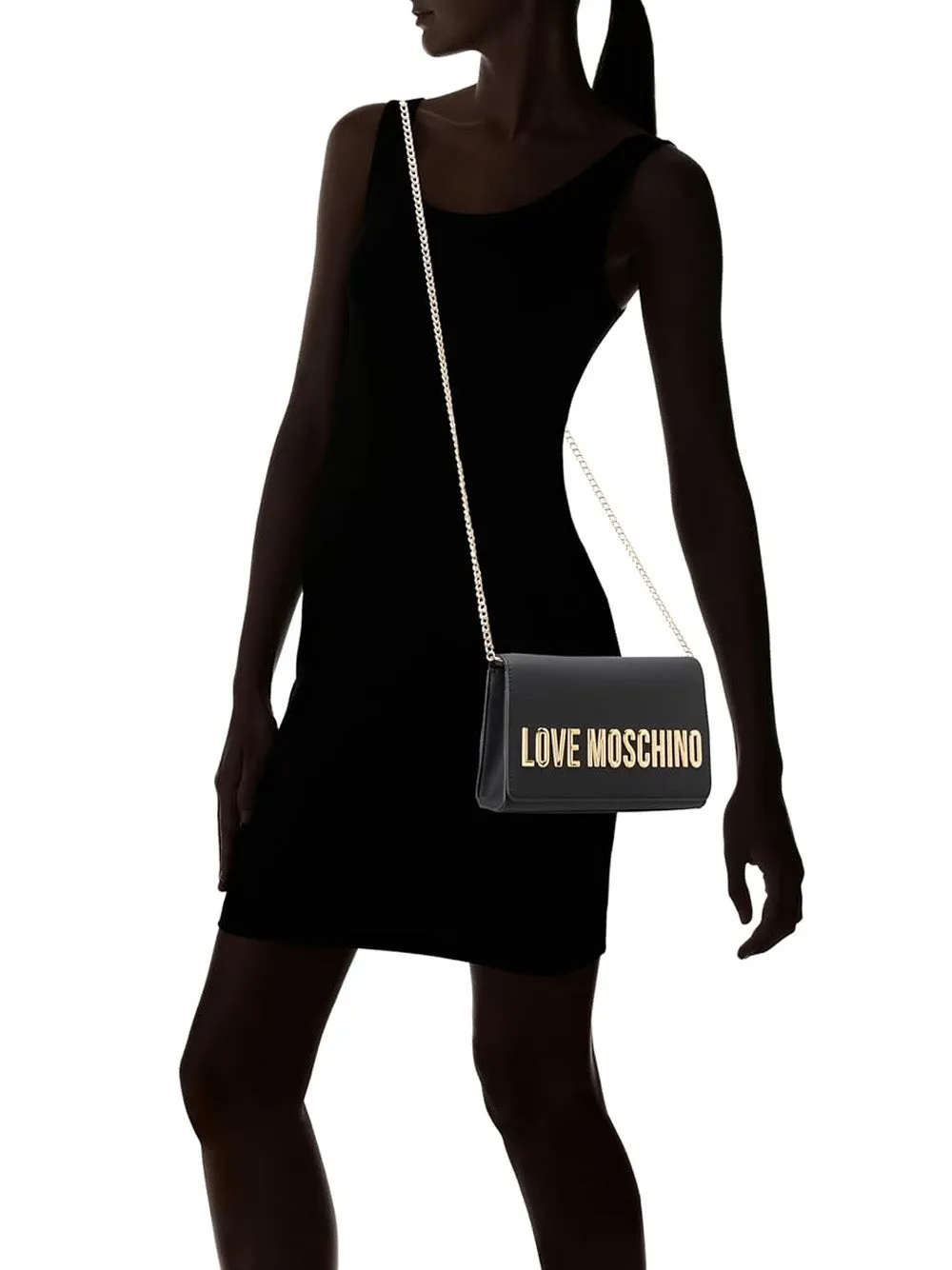 LOVE MOSCHINO Borsa a Tracolla Donna - Nero modello JC4103PP1LKD0000