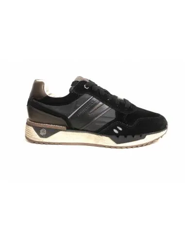 LUMBERJACK SNEAKER NOLAN 1012  uomo nera scamosciata plantare estraibile