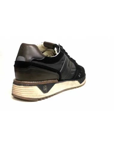 LUMBERJACK SNEAKER NOLAN 1012  uomo nera scamosciata plantare estraibile