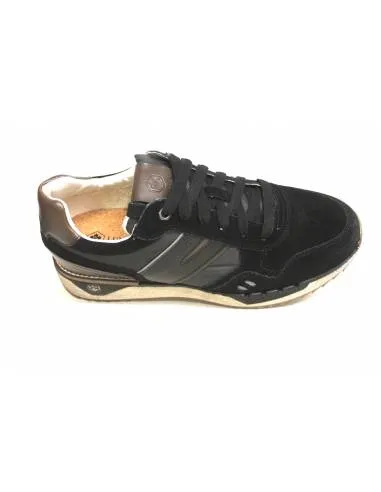 LUMBERJACK SNEAKER NOLAN 1012  uomo nera scamosciata plantare estraibile
