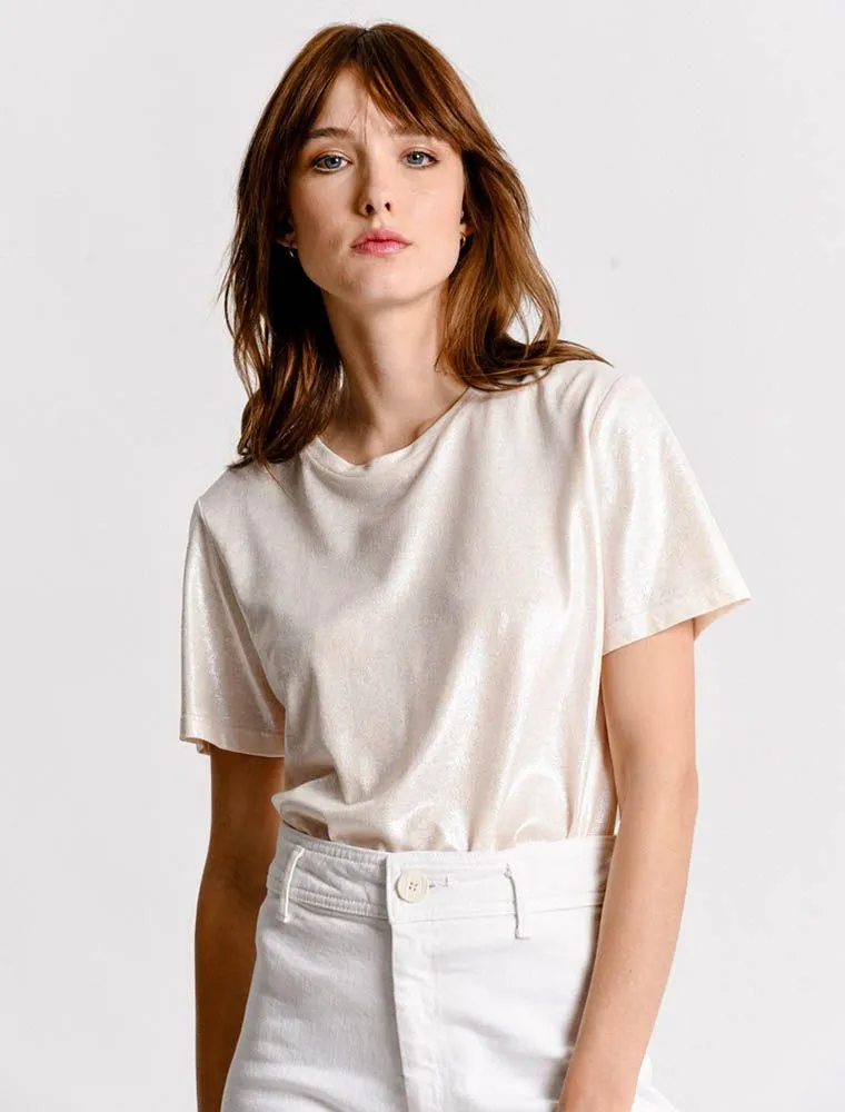 Maglia Manica Corta Molly Bracken - White