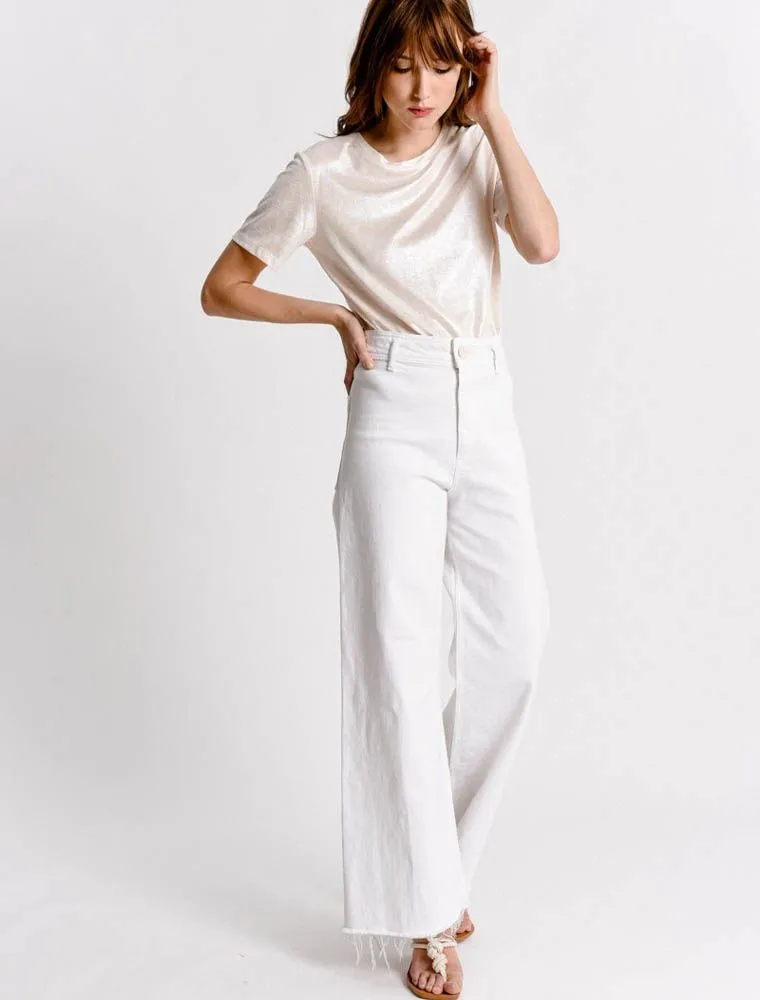 Maglia Manica Corta Molly Bracken - White