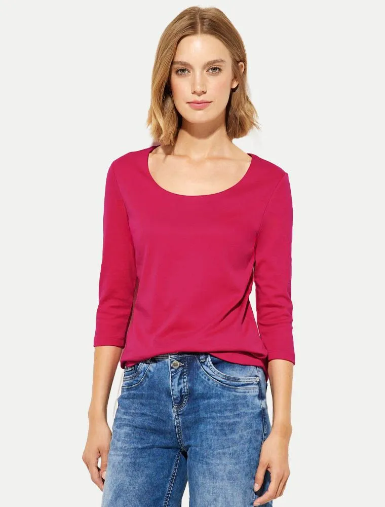 Maglia Manica Lunga Street One - Corallo