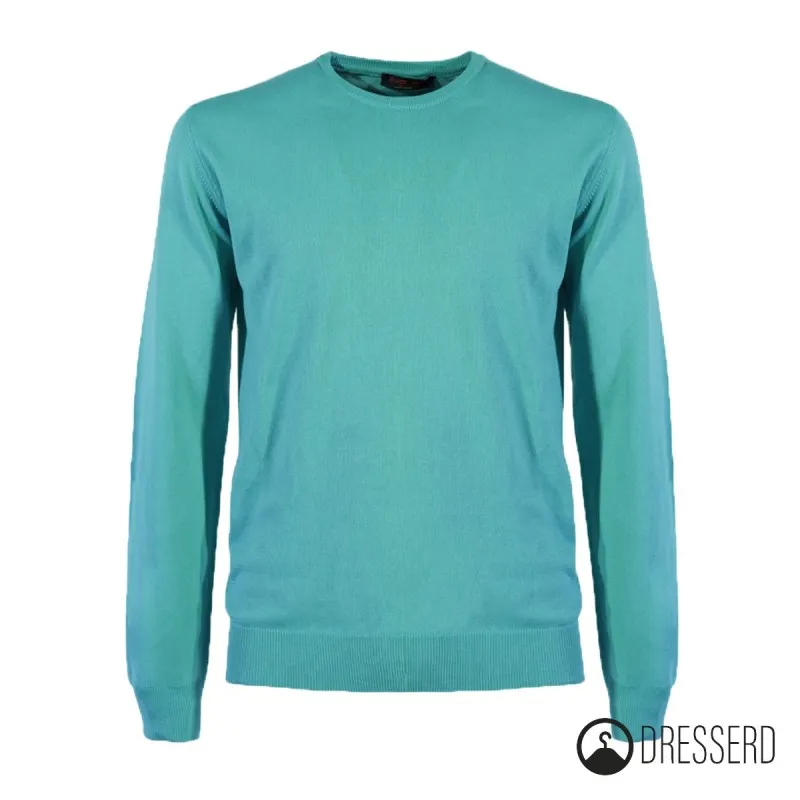 Maglia Uomo Maglioncino 100% cotone con Top colorate Girocollo Made in Italy Maglie manica lunga