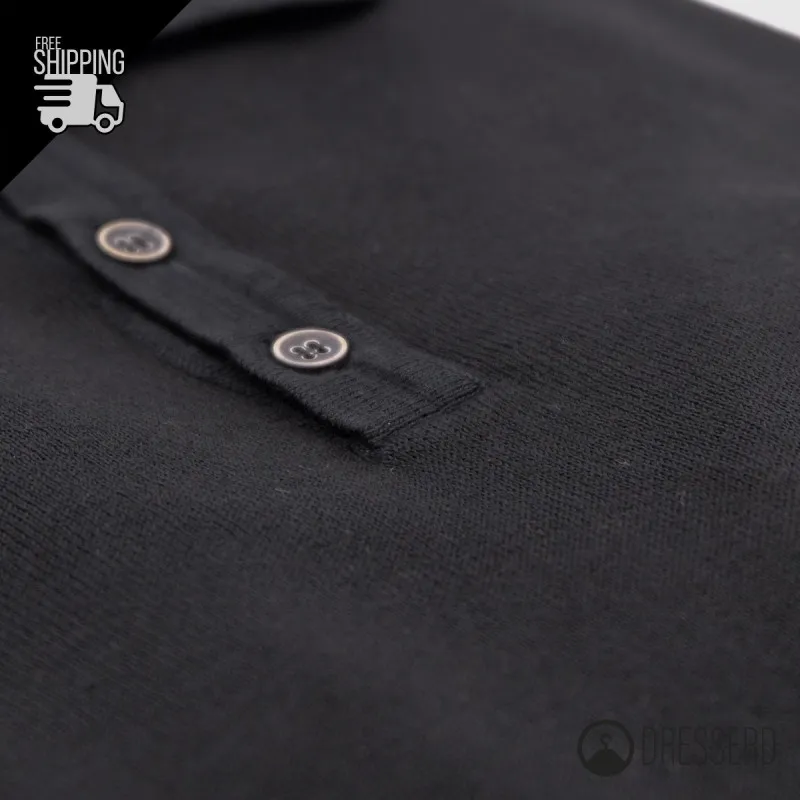 Maglia Uomo Mezza Manica Polo Maglioncino Tinta Unita Maglie Dresserd