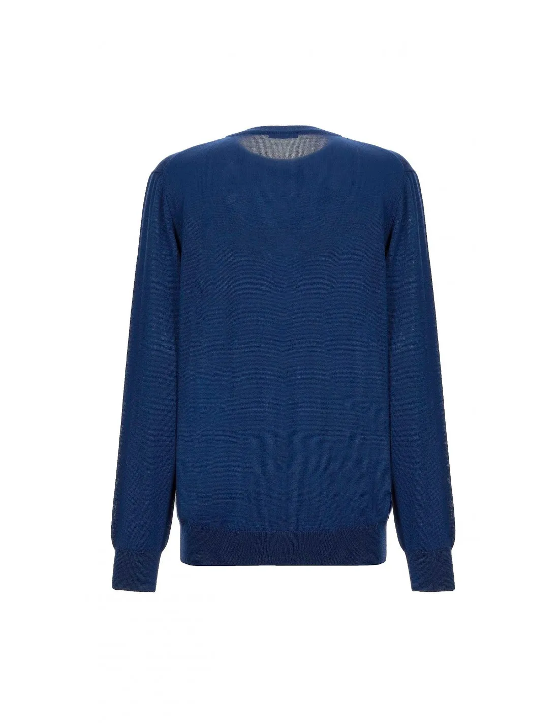 Maglie girocollo ML in cotone bluette taglie forti